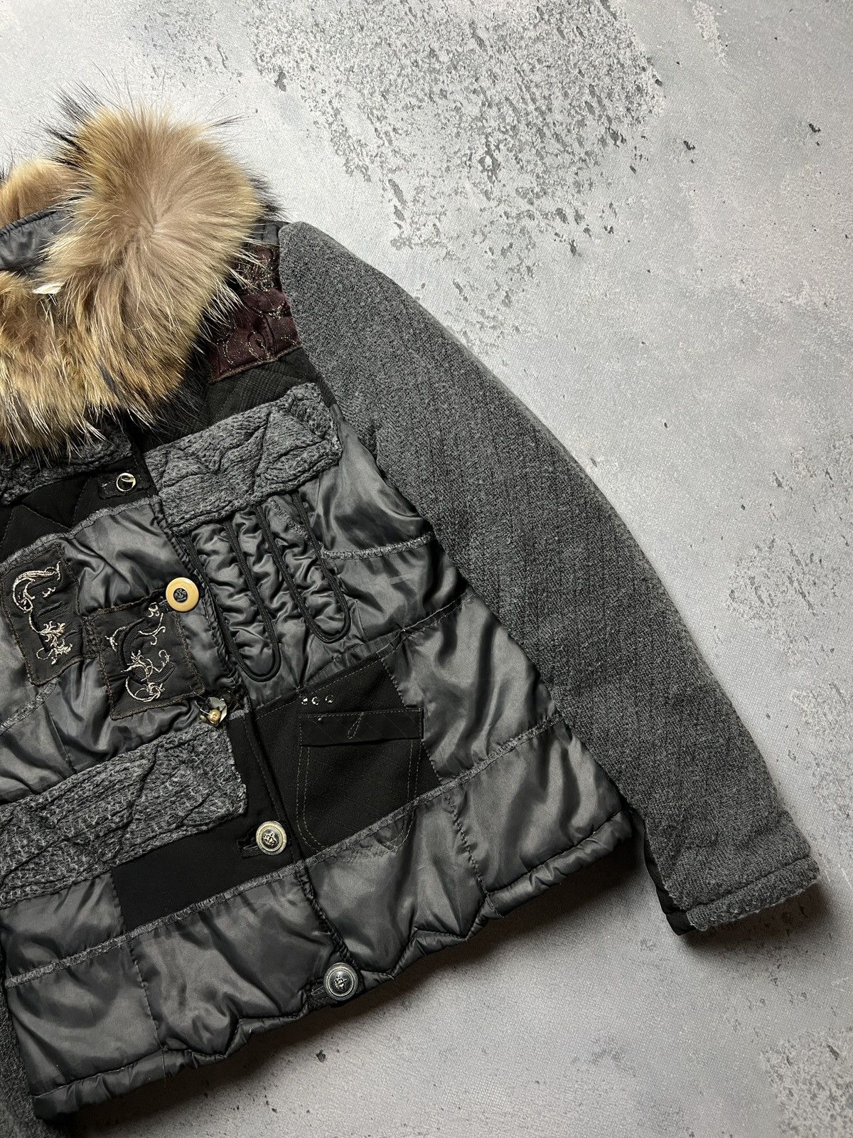 Elisa Cavaletti Elisa Cavaletti Made in Italy Premium Patchwork Jacket y2k Size M / US 6-8 / IT 42-44 - 4 Thumbnail