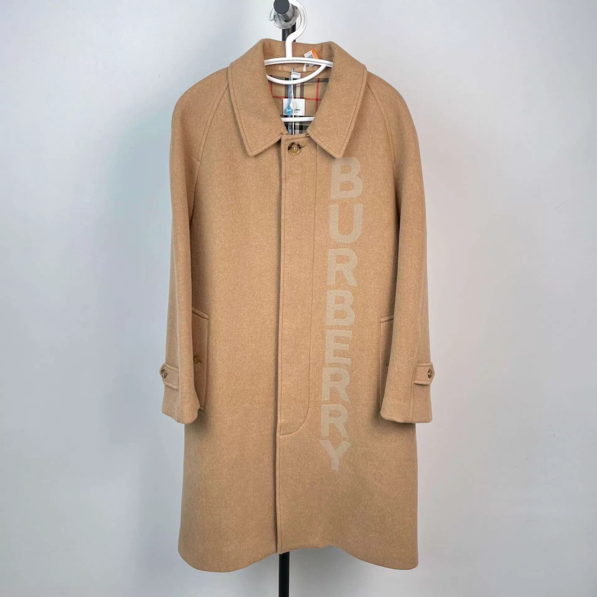 Burberry Burberry Wool Coat Khaki 50 97 New Size US M / EU 48-50 / 2 - 1 Thumbnail