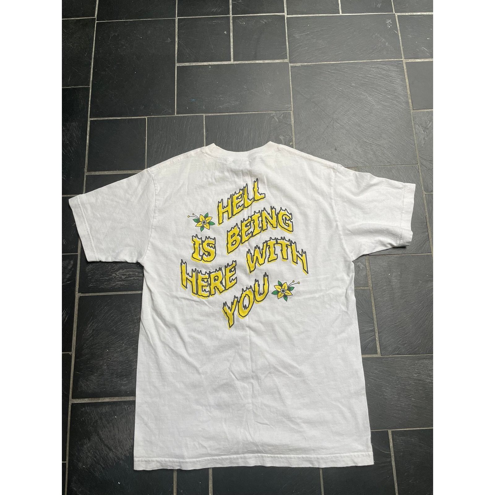 Broken Promises Co. Broken Promises Hell Is Being Here With You White Tshirt Size US M / EU 48-50 / 2 - 4 Thumbnail