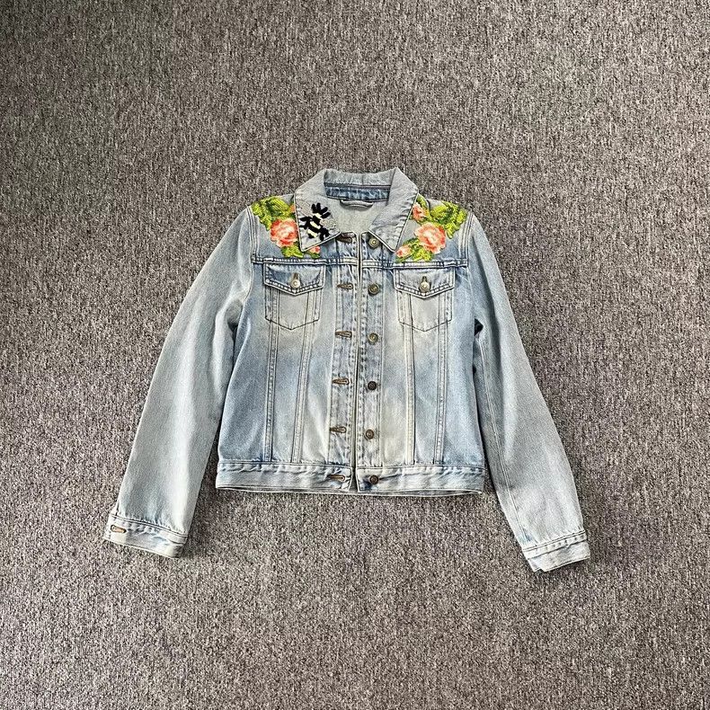 Gucci Gucci Size 36 Size 36 denim embroidered tiger little bee ja Size US XS / EU 42 / 0 - 1 Thumbnail