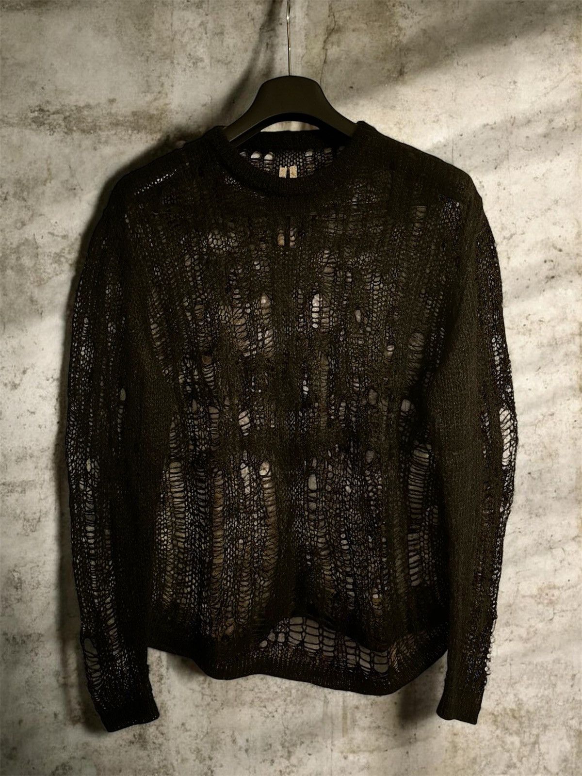 Rick Owens FW24 Rick Owens Biker Mohair Sweater Size US M / EU 48-50 / 2 - 2 Thumbnail