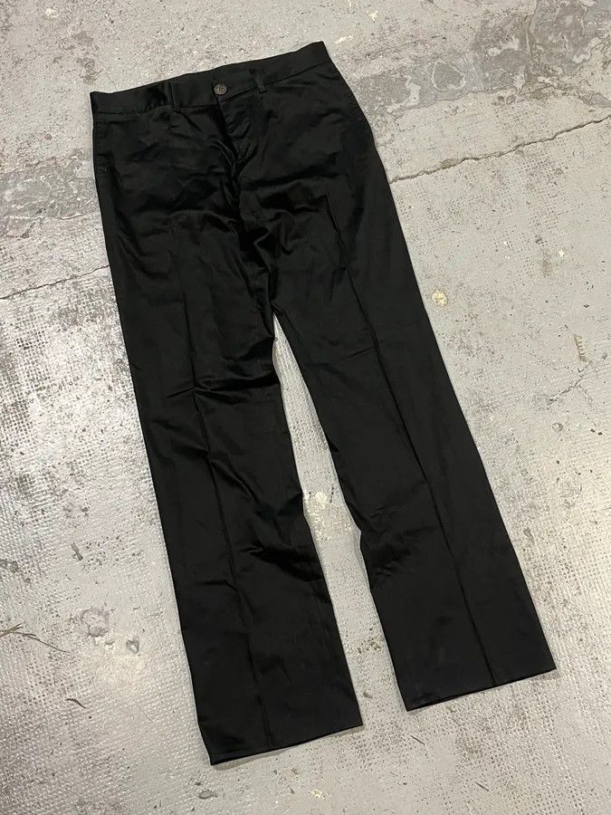 Roberto Cavalli 2000s Roberto Cavalli Black Classy Casual Pants Size 27" / US 4 / IT 40 - 6 Thumbnail
