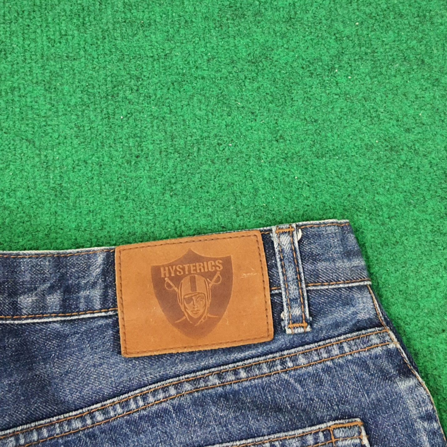 Hysteric Glamour Vintage Hysterics Raiders Jeans Custom Logo Jeans C244N13 Size US 29 - 3 Thumbnail