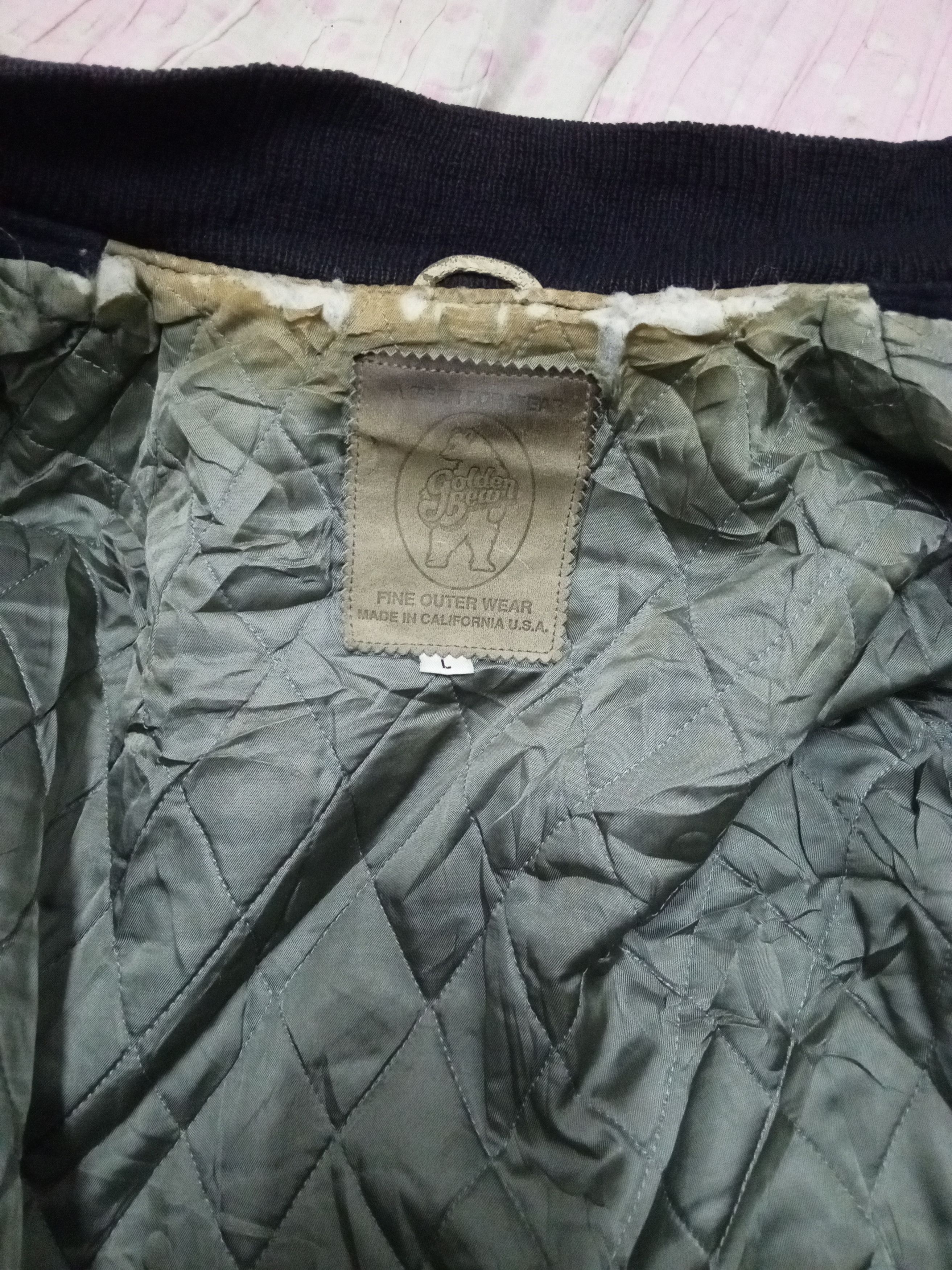 Golden Bear × Vintage Golden bear big logo vtg varsity jacket Size US L / EU 52-54 / 3 - 13 Thumbnail