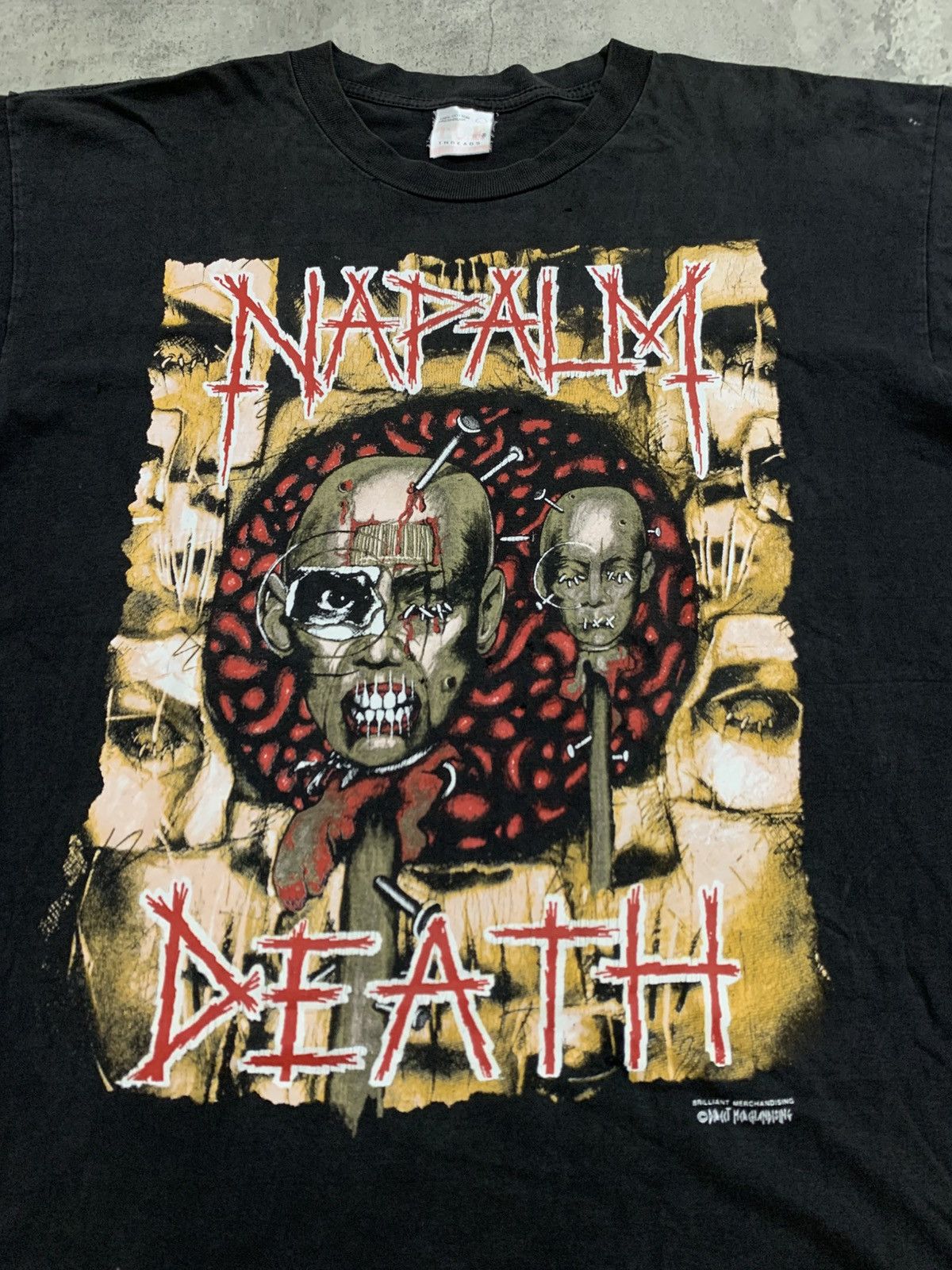 Band Tees Vintage Napalm death Tshirt Band godflesh Bolt Thrower Size US XL / EU 56 / 4 - 3 Thumbnail