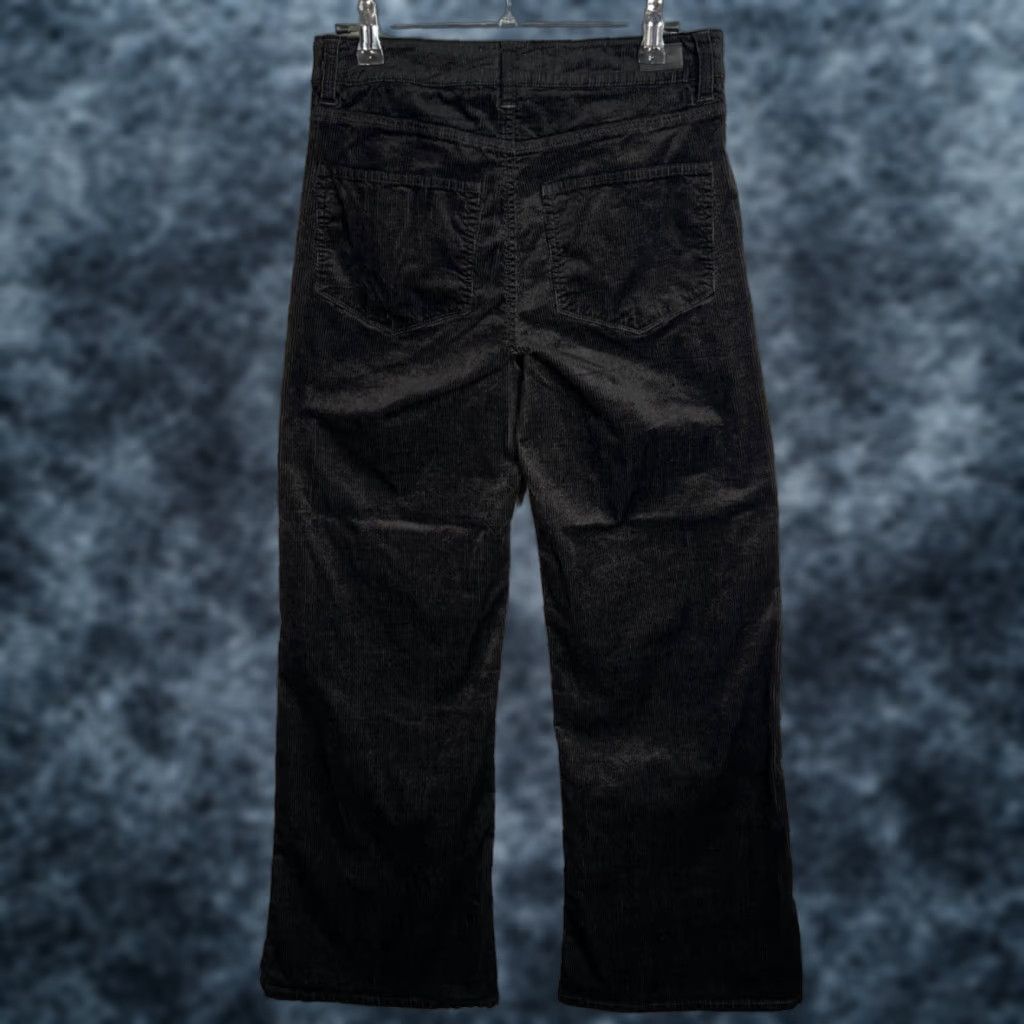 Paige Paige Womens Pants Black Corduroy High-Rise Straight Inseam 27 in Regular 26 New title Size 26" / US 2 / IT 38 - 1 Thumbnail