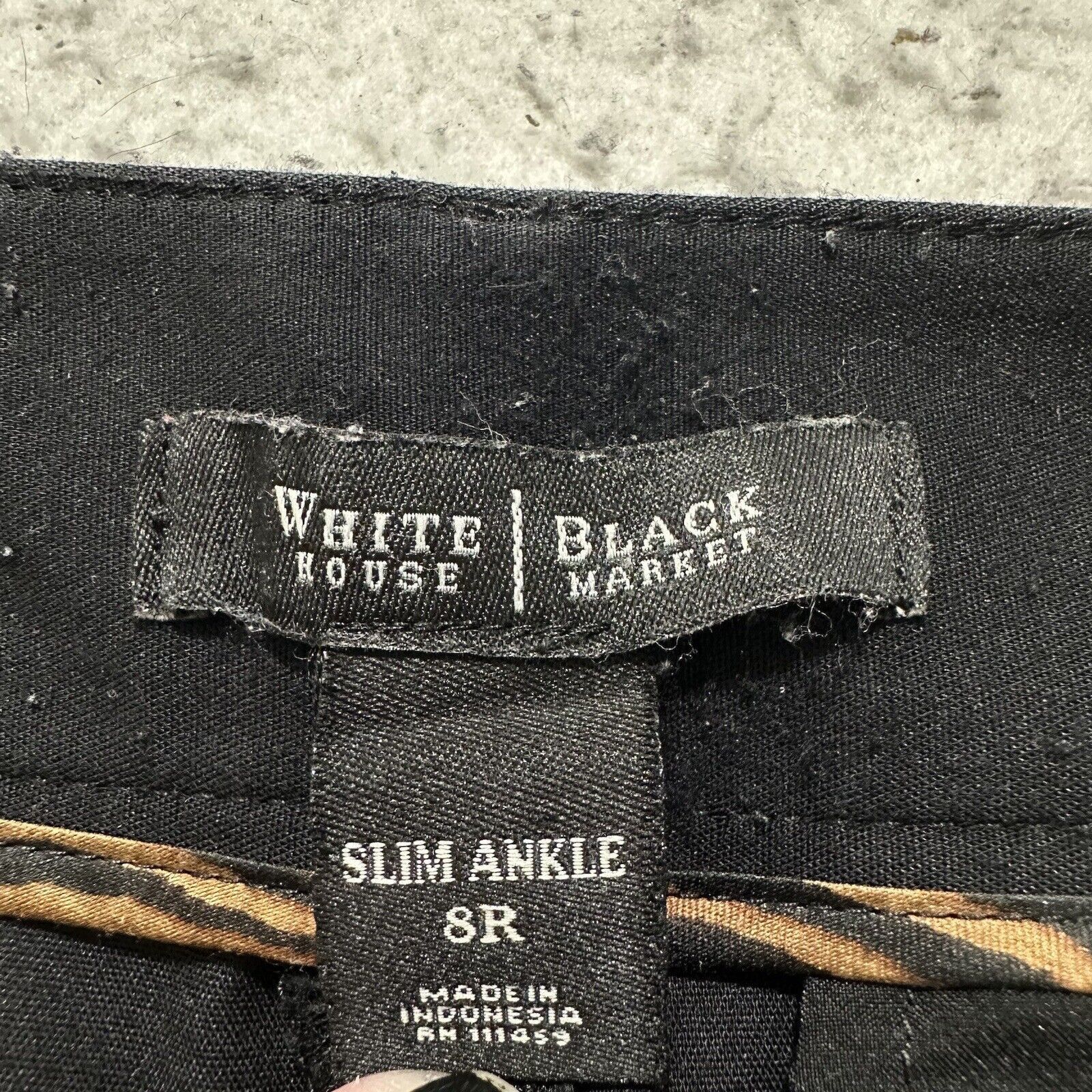 White House Black Market White House Black Market 8 Ankle Chino Dress Pants 32x26 Size 30" / US 8 / IT 44 - 6 Thumbnail