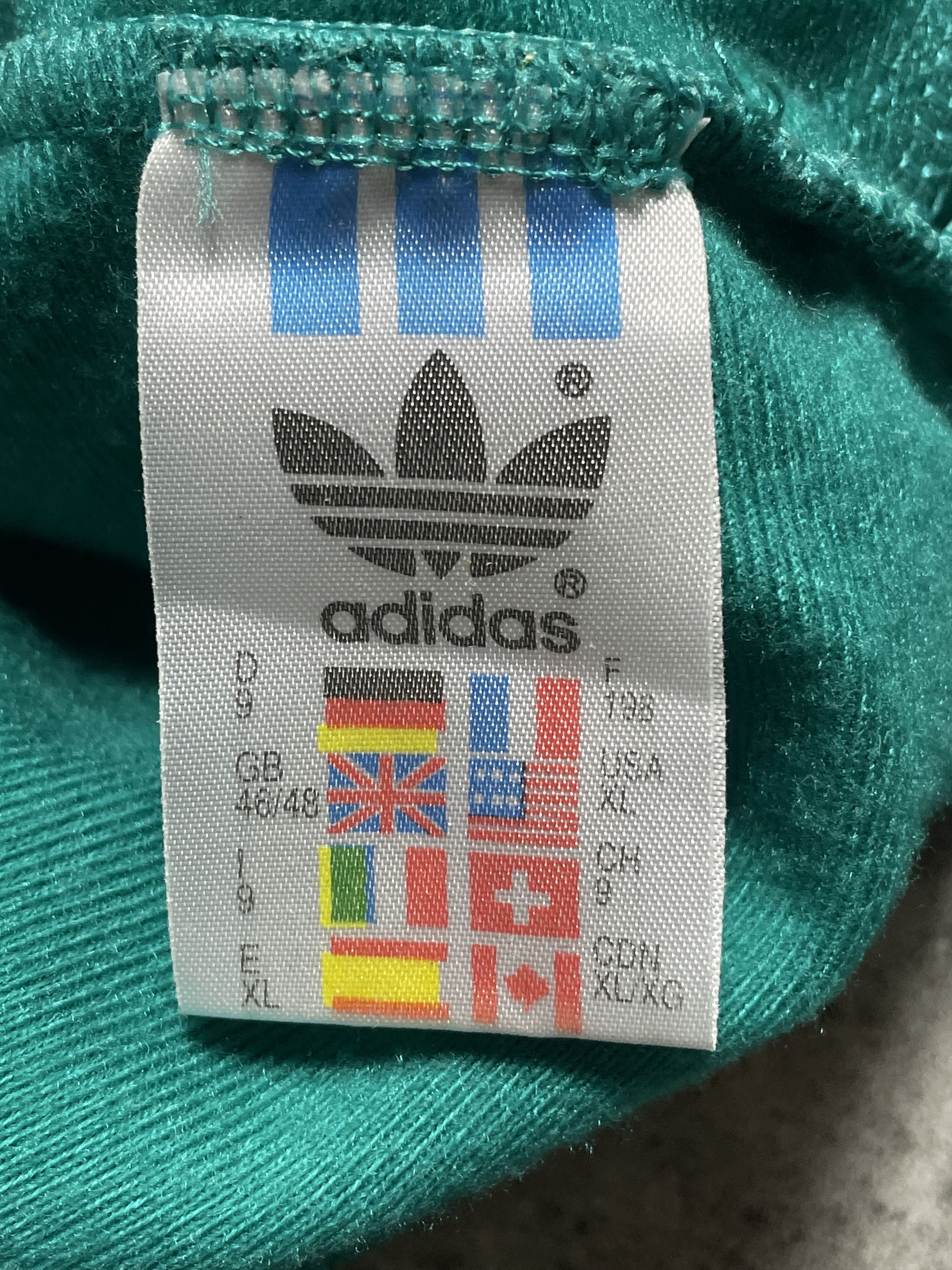 Adidas ❗️RARE❗️Adidas Vintage 90s Sweatshirt Zip Boxy Fit Size US XL / EU 56 / 4 - 6 Thumbnail