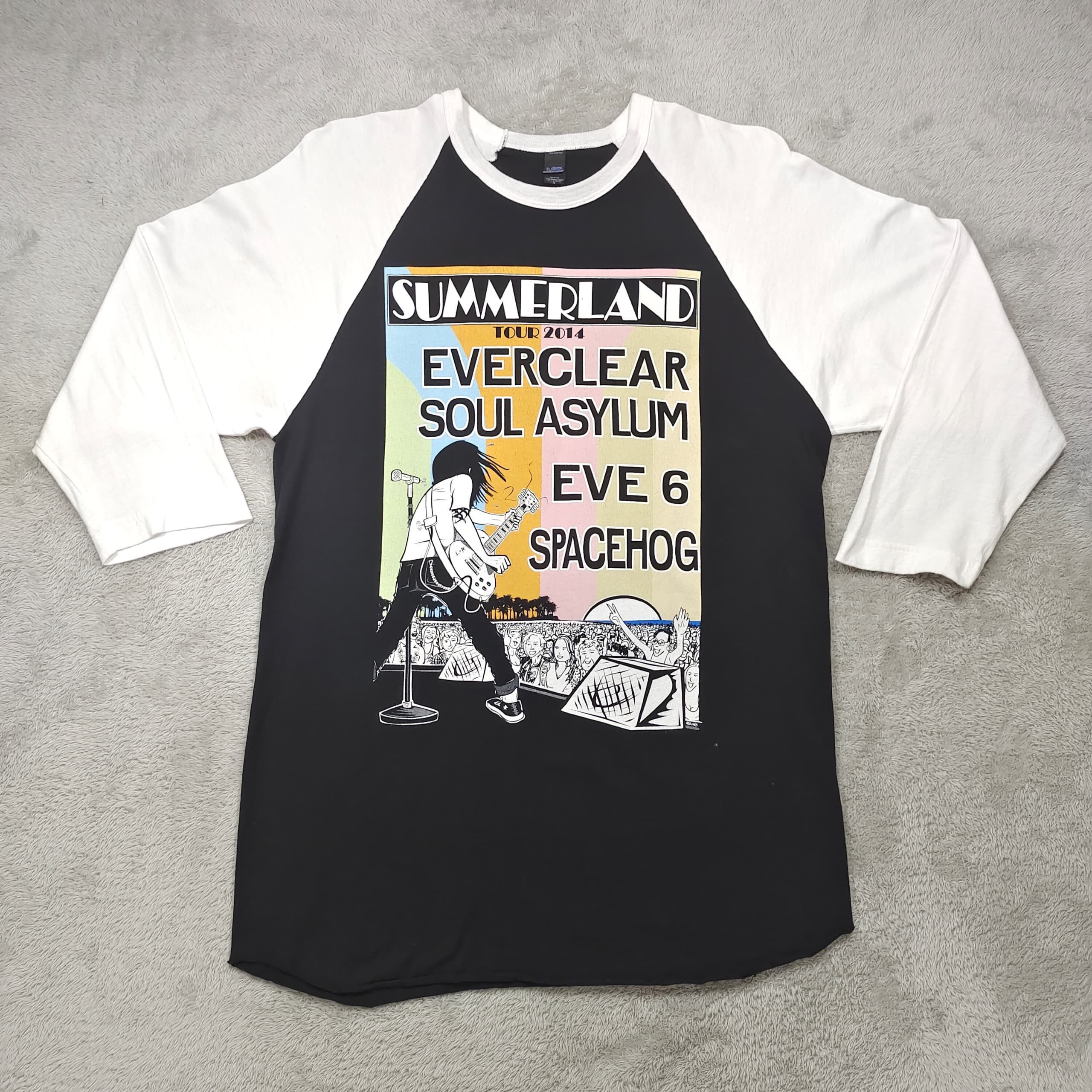 Band Tees SUMMERLAND TOUR 2012 RAGLAN T SHIRT Size US L / EU 52-54 / 3 - 1 Thumbnail