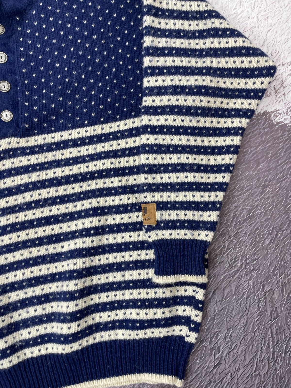 Dale Of Norway Janus vintage pure wool made in Norway striped sweater Size US M / EU 48-50 / 2 - 5 Thumbnail