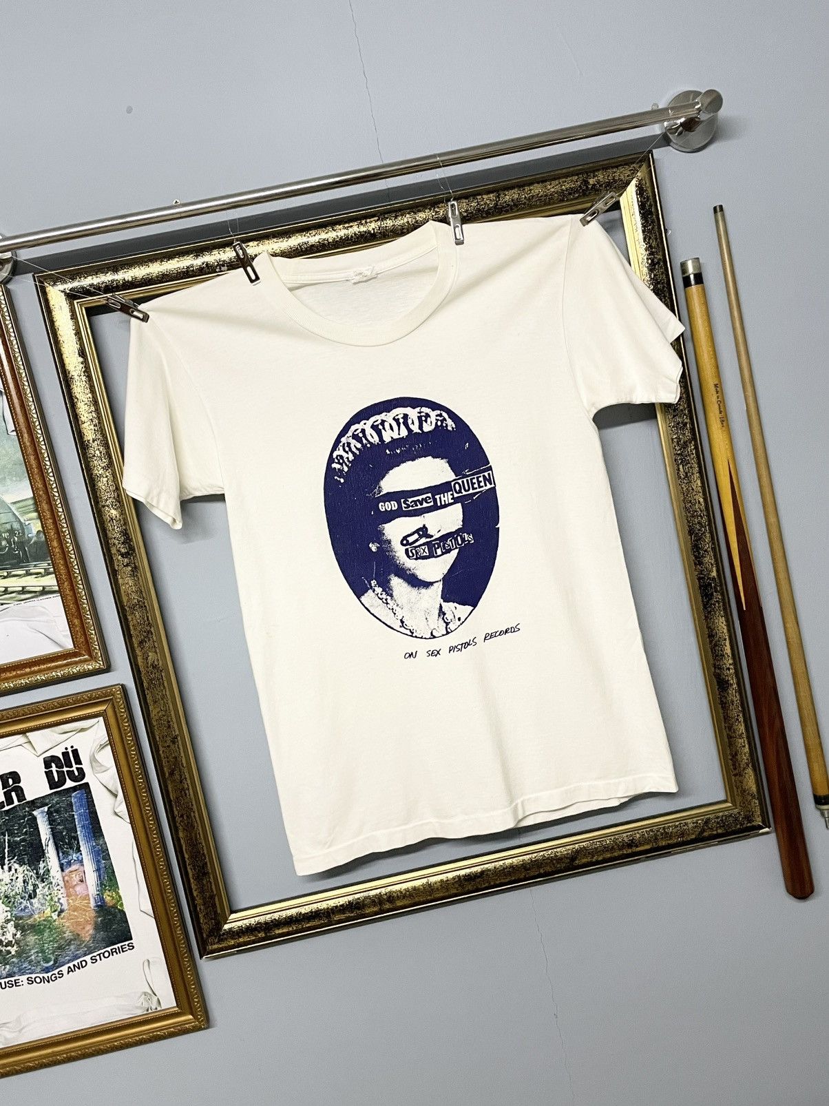 Vintage Vintage 90s Sex Pistols God Save The Queen Single Stitch Tee Size US S / EU 44-46 / 1 - 2 Thumbnail
