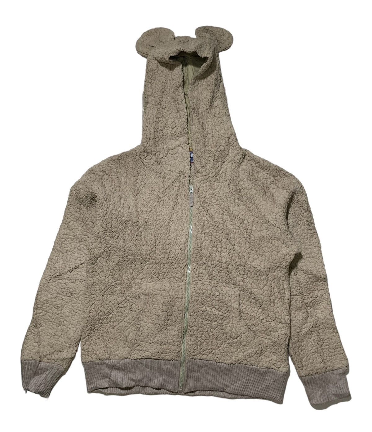 image of Beauty Beast x Vintage Bucksum Island Bear Ear Sherpa Jacket in Brown, Men's (Size Large)