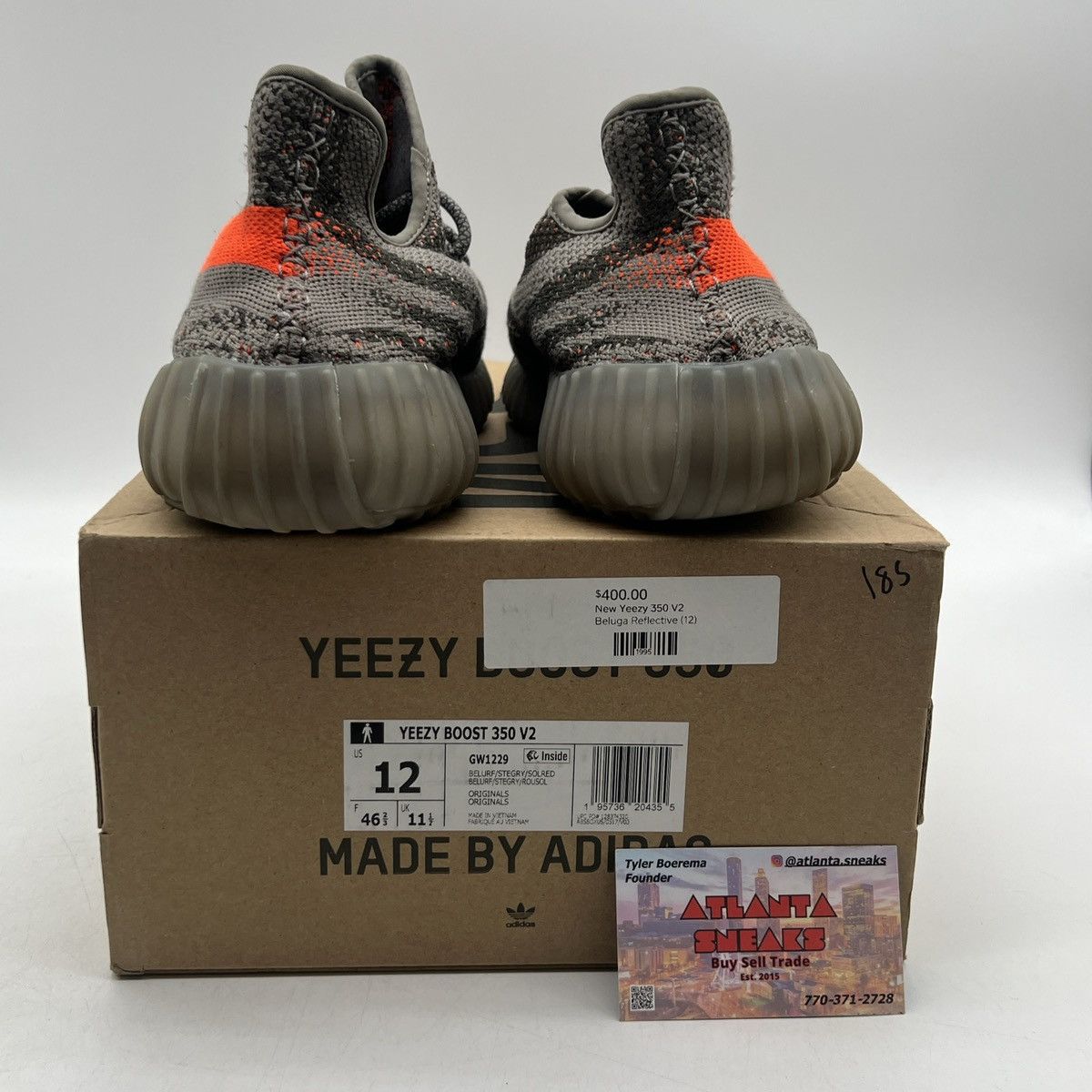 Adidas Yeezy boost 350 beluga reflective Size US 12 / EU 45 - 3 Thumbnail