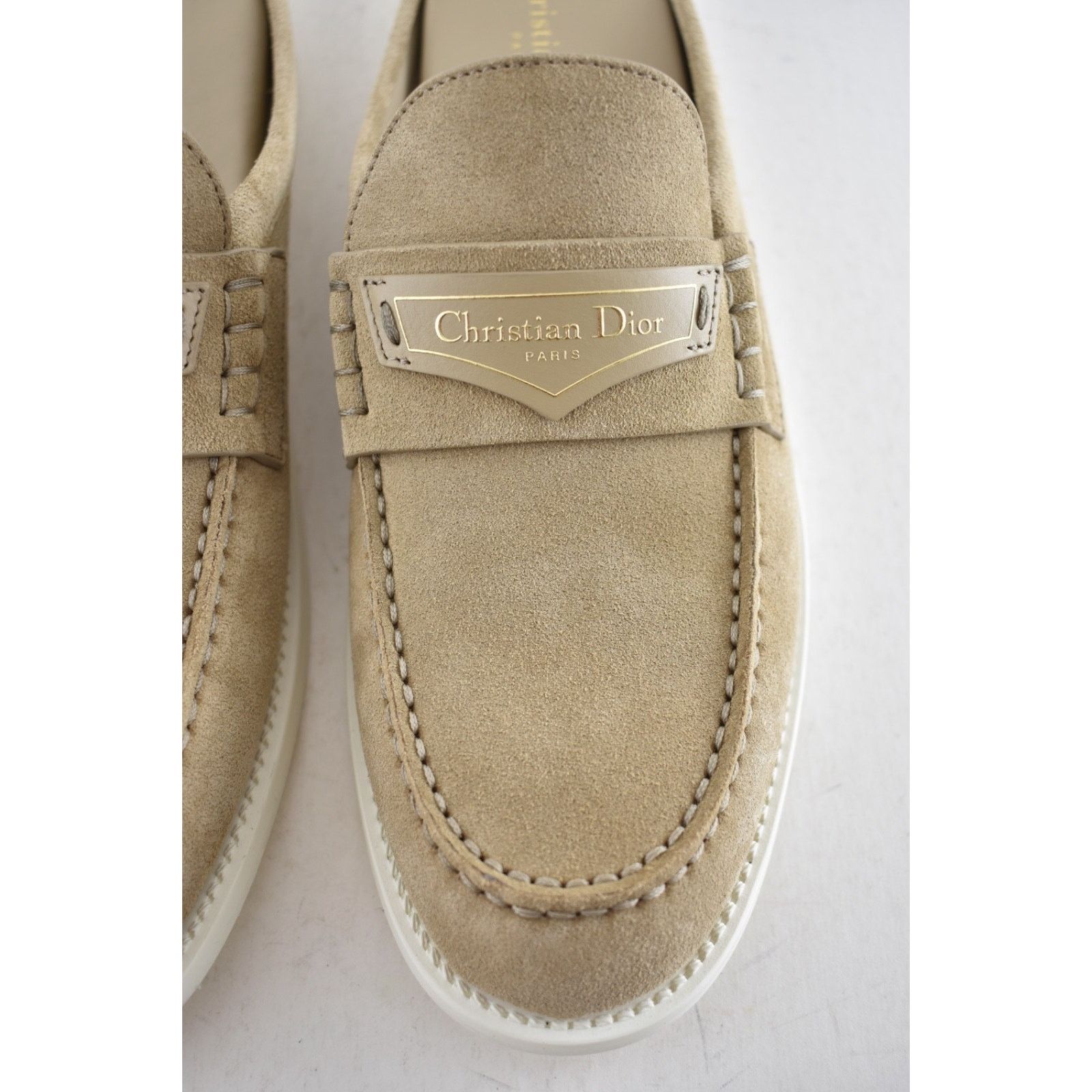 Dior Dior Boy Mule Corde Beige Suede Backless Loafer Flat 41 Size US 11 / IT 41 - 11 Thumbnail
