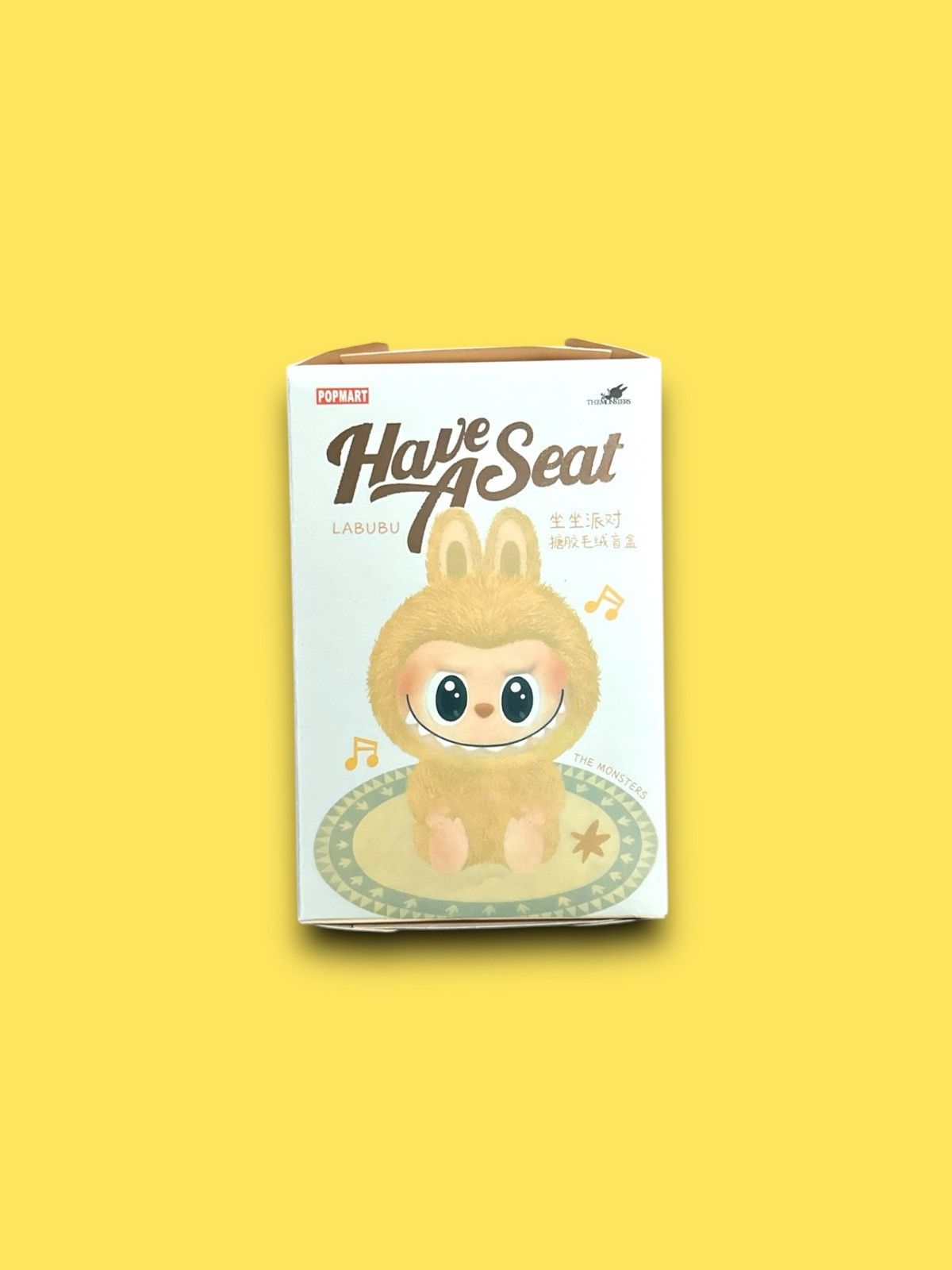 正規品 POP MART THE MONSTER LABUBU DADA POP MART Labubu DADA Plush Monsters Have A Seat NEW & SEALED