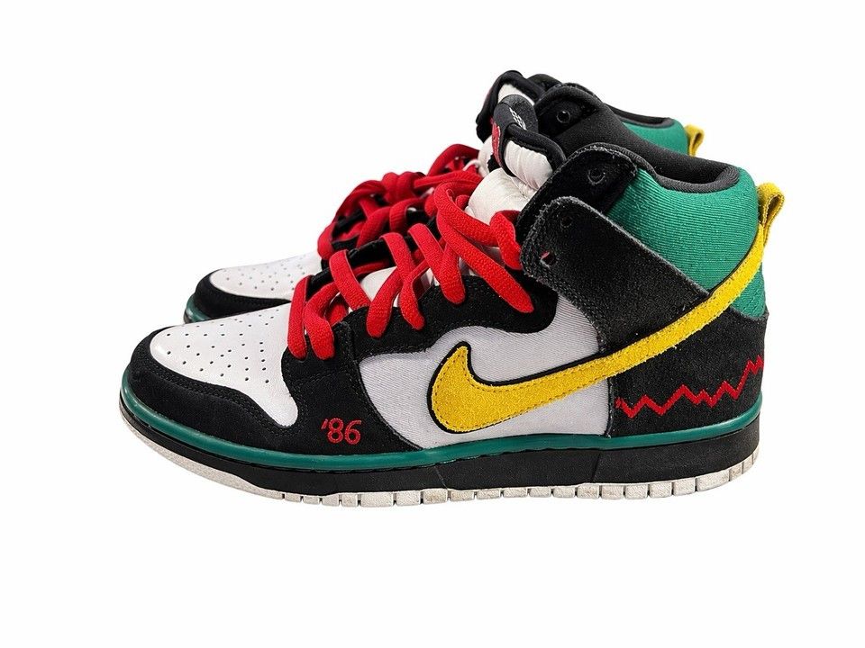 Nike SB Nike SB Dunk High MC Rad 2008 Black Multi 554673-071 SZ 9 Size US 9 / EU 42 - 1 Thumbnail
