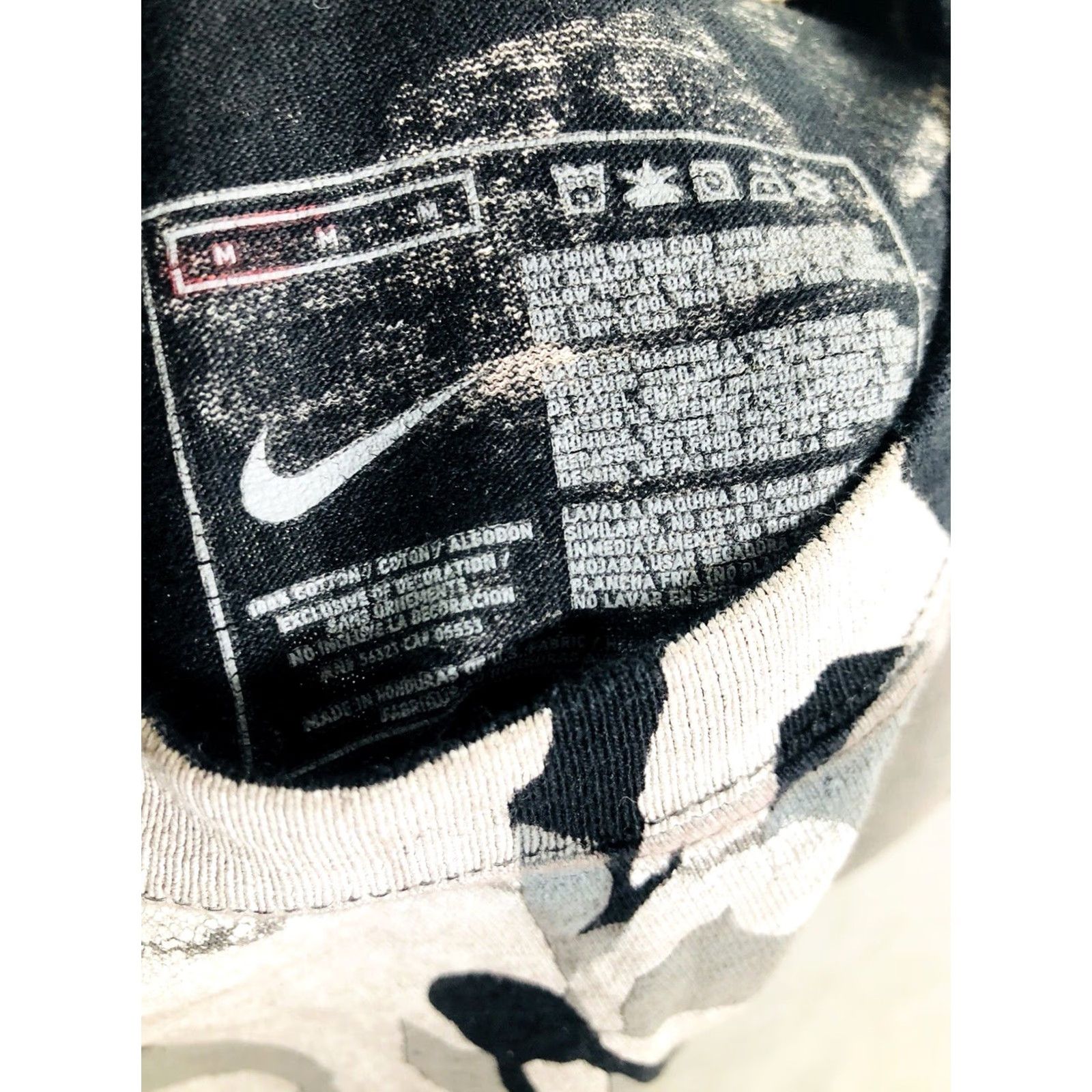 Nike Nike Air Basketball Camo Mens Medium T Shirt Size US M / EU 48-50 / 2 - 3 Thumbnail