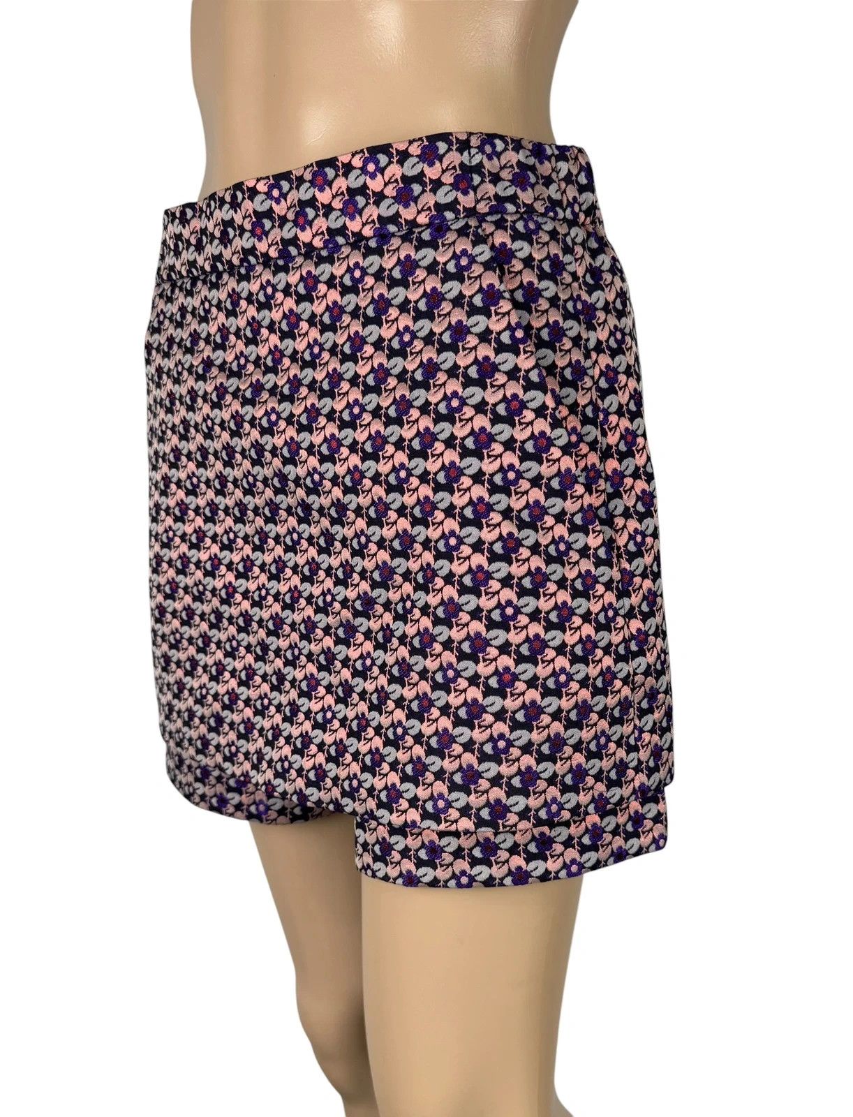 Maje Make Jacquard Mini Skirt Shorts size S Size 26" / US 2 / IT 38 - 4 Thumbnail