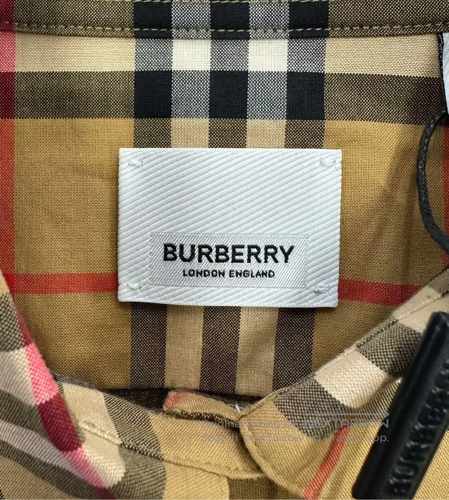 Burberry Burberry Khaki Classic Plaid Long-sleeve Shirt| Size XS / US 0-2 / IT 36-38 - 3 Thumbnail