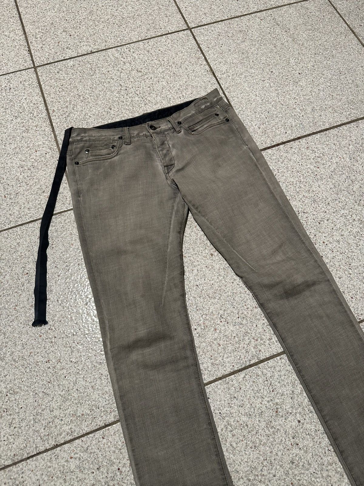 Rick Owens Drkshdw Rick Owens SS10 “Release” Egg Wash Detroit Cut Denim Size US 28 / EU 44 - 2 Thumbnail