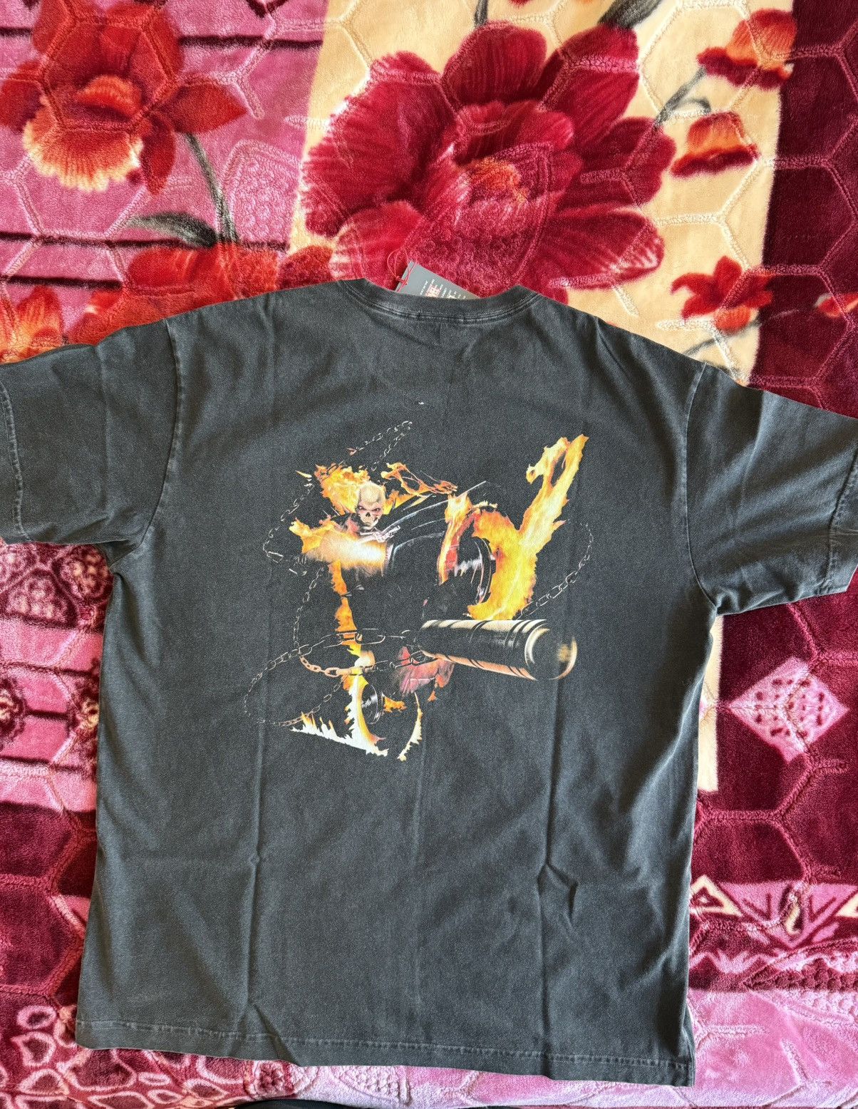 Kith × Marvel Comics Kith For Marvel Ghost Rider Vintage Tee Black Size Small Size US S / EU 44-46 / 1 - 6 Thumbnail