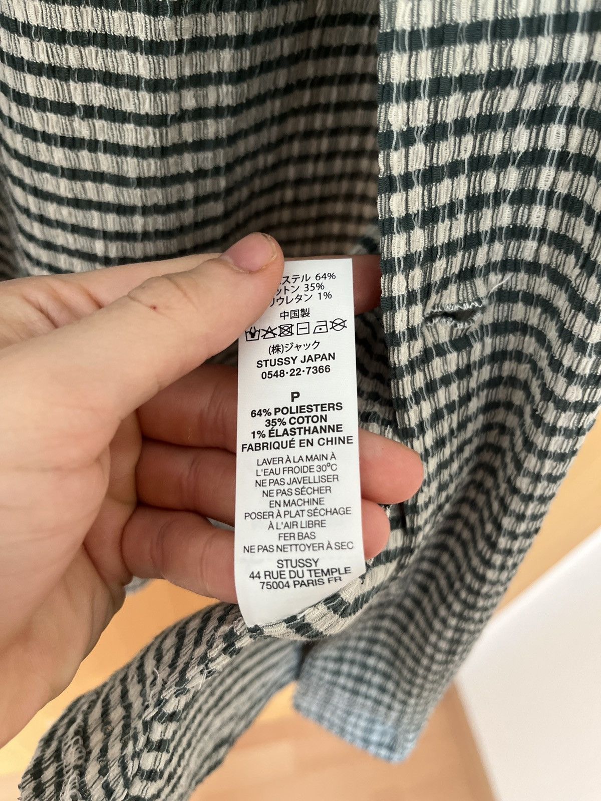 Stüssy - Wrinkly Gingham Shirt | HBX - Globally Curated
