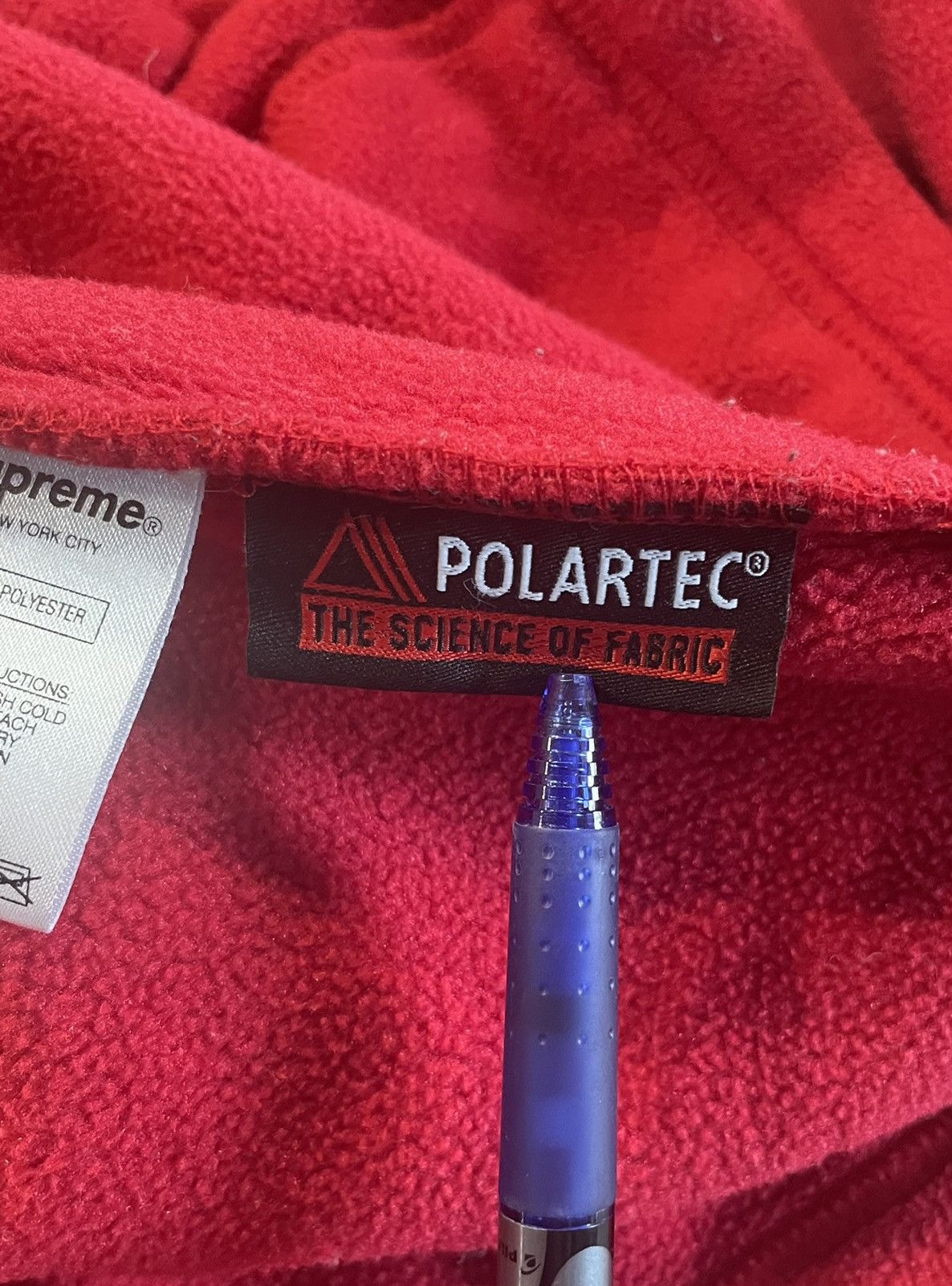Polartec MINT: F/W 2020 Supreme x Polartec Fleece Half-Zip Pullover Size US L / EU 52-54 / 3 - 11 Thumbnail