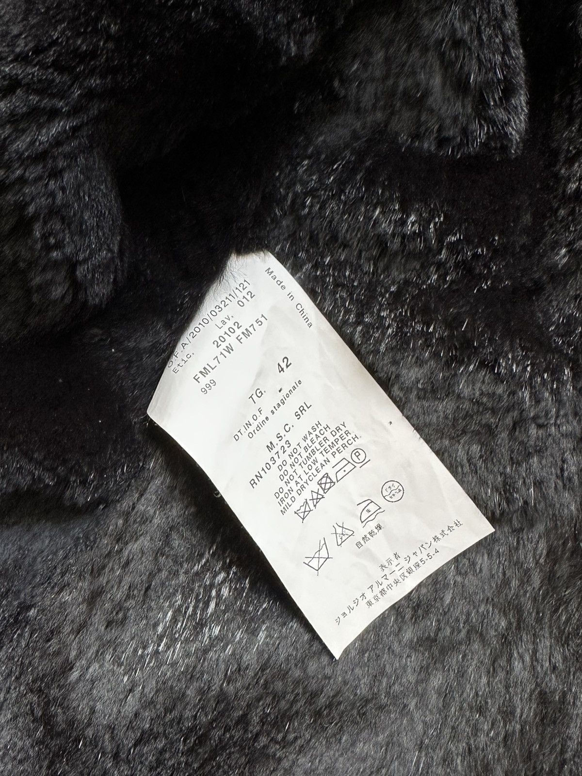 Armani Collezioni Armani Collezioni Rabbit fur-trimmed winter coat Size M / US 6-8 / IT 42-44 - 7 Thumbnail