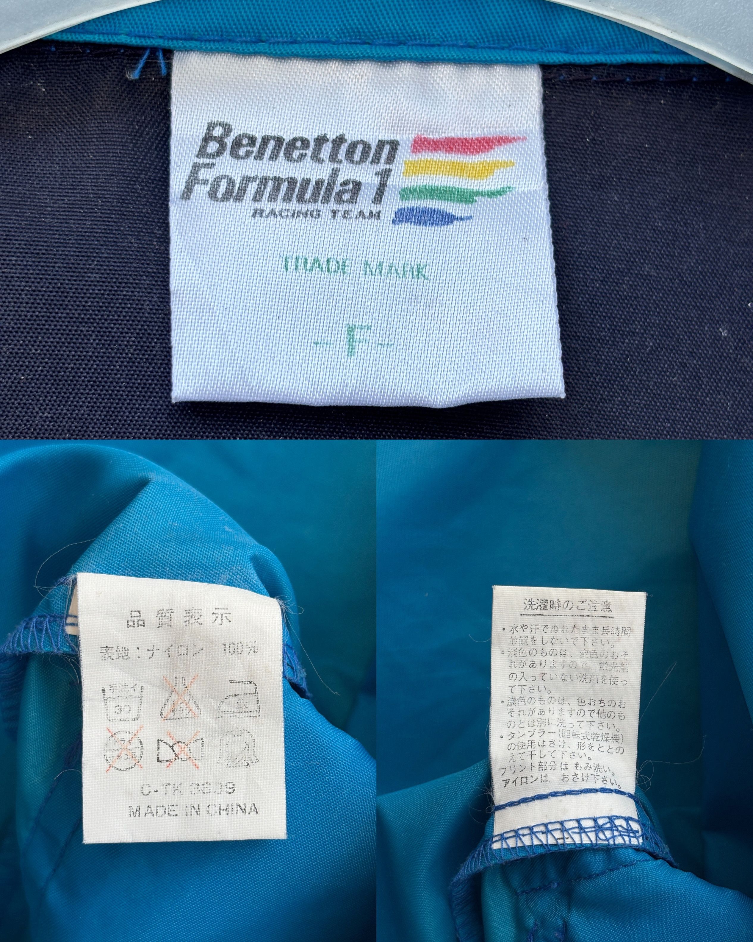 Benetton Benetton Formula 1 Racing Team Rare Vintage Jacket Size US L / EU 52-54 / 3 - 5 Thumbnail