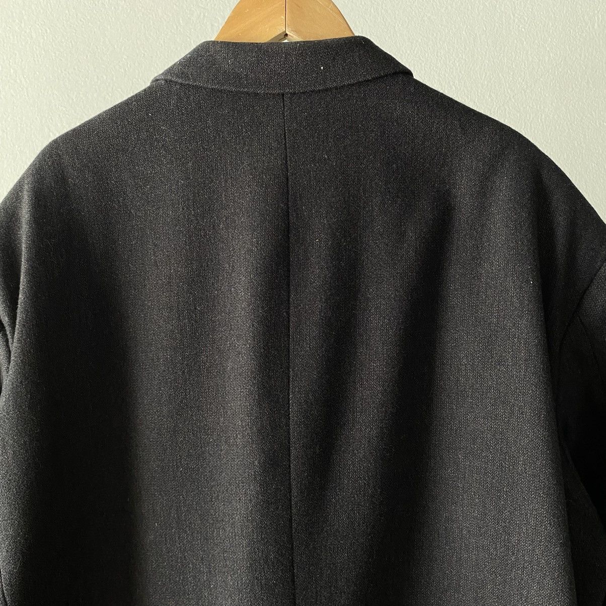 Y's × Yohji Yamamoto Y's for men YOHJI YAMAMOTO Dark Grey Wool Blazer Size 40R - 19 Thumbnail