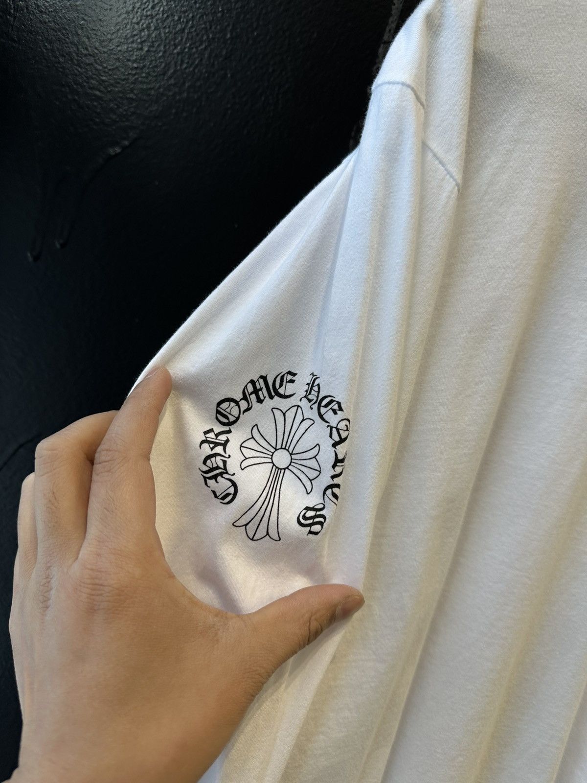 Chrome Hearts Chrome Hearts Cross Emblem Logo Long Sleeve Tee Size US M / EU 48-50 / 2 - 5 Thumbnail