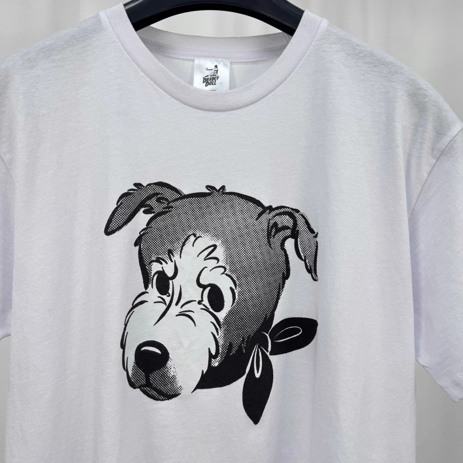 Deadly Doll Deadly Doll Puppy Print Letter Short Sleeve XL New Size US XL / EU 56 / 4 - 3 Thumbnail