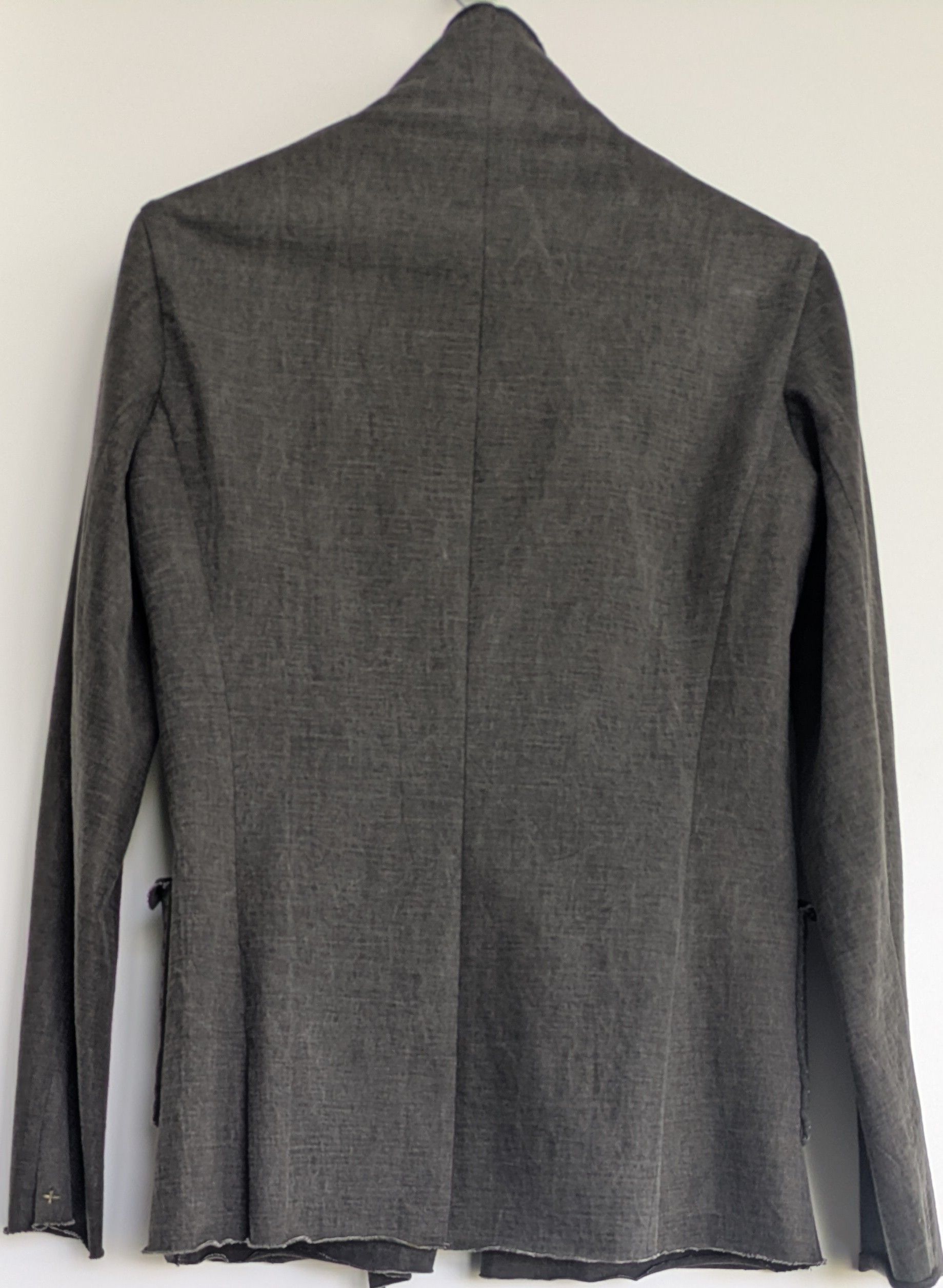 Ma+ Ma+ Double Layer Stand Collar Blazer Size 48S - 2 Thumbnail