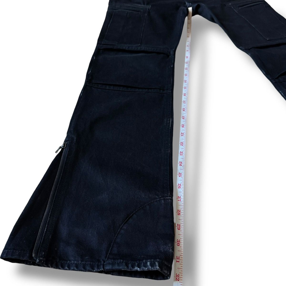 Isamu Katayama Backlash Isamu Katayama Backlash Cargo Bootcut Denim Jeans Size US 32 / EU 48 - 19 Thumbnail