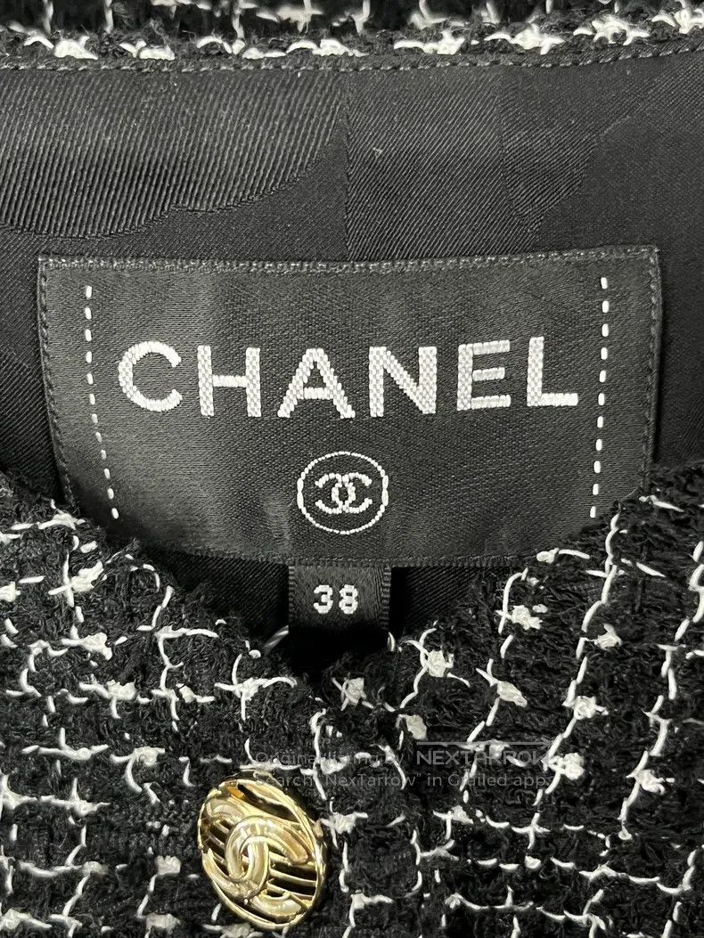 Chanel Chanel 21P black tweed strap dress Size XS / US 0-2 / IT 36-38 - 4 Thumbnail