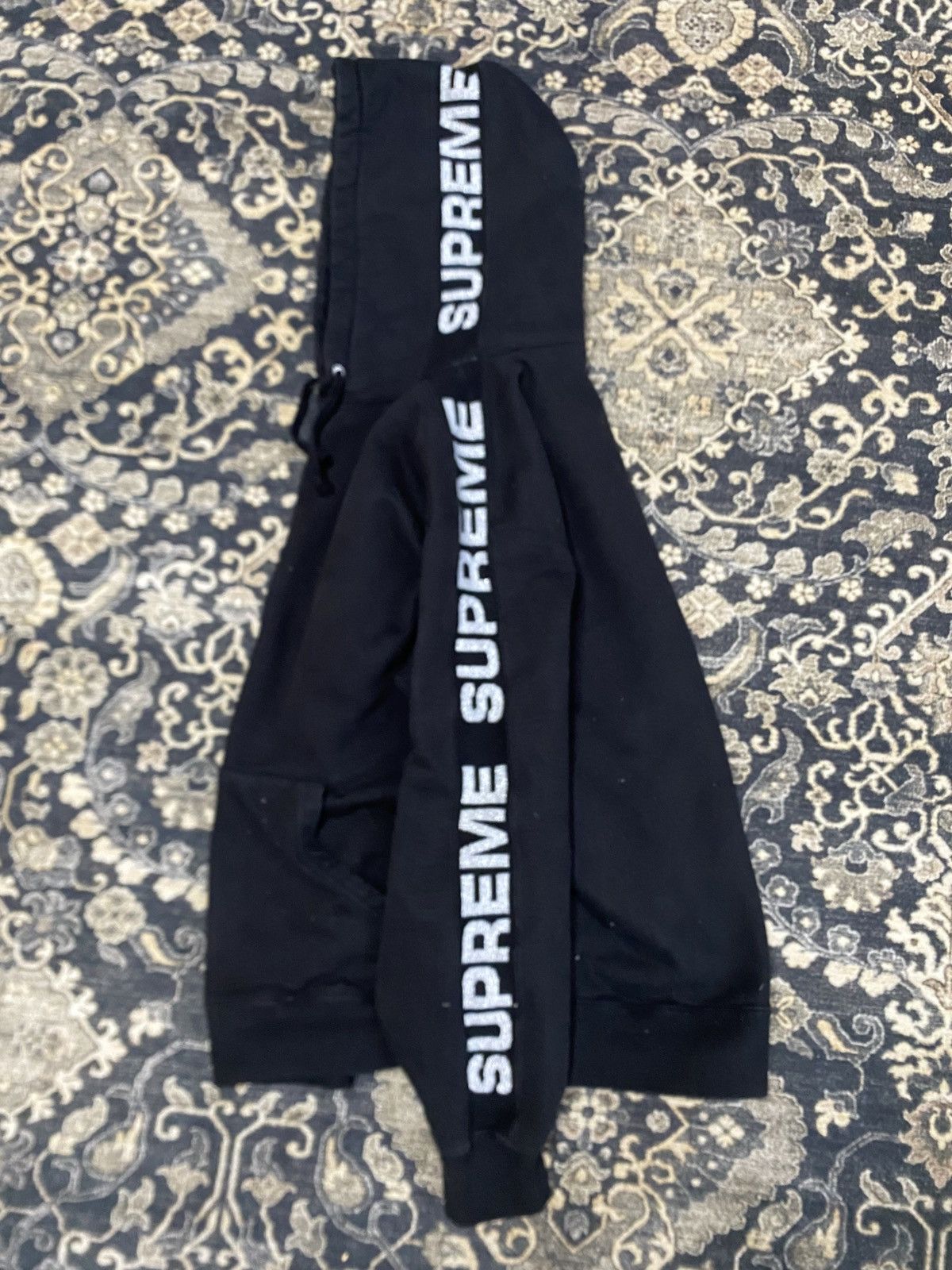 Supreme Supreme Metallic Rib Hooded Sweatshirt Size US M / EU 48-50 / 2 - 3 Thumbnail