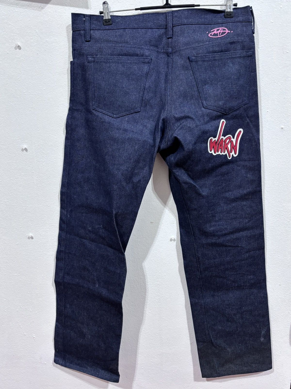 Matty Boy Matty Boy Blue Anti Promo Patch Jeans Size US 34 / EU 50 - 1 Thumbnail