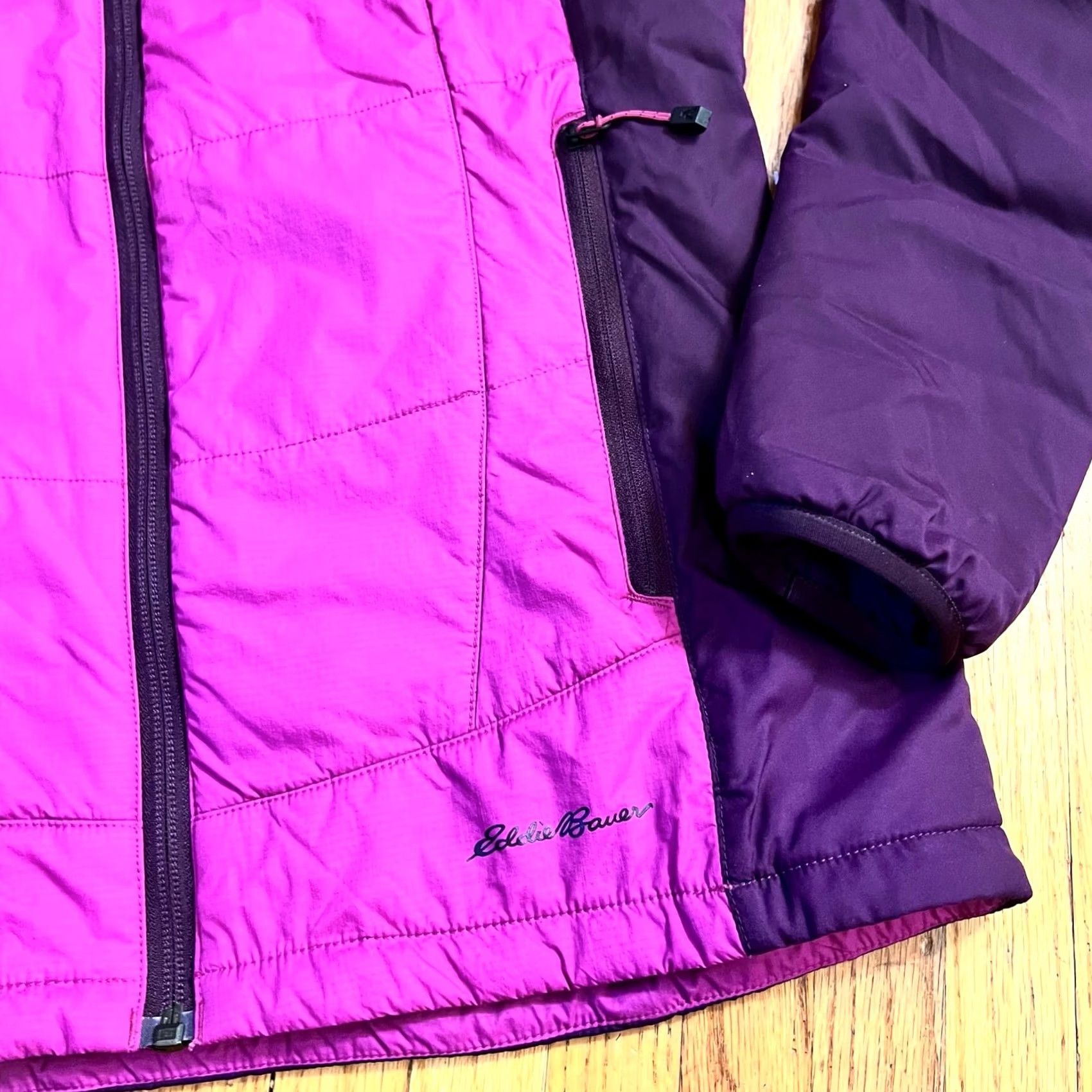 Eddie Bauer Eddie Bauer Coat Jacket Womens S Primaloft Purple First Ascent Insulated Nylon Coat Size S / US 4 / IT 40 - 2 Thumbnail