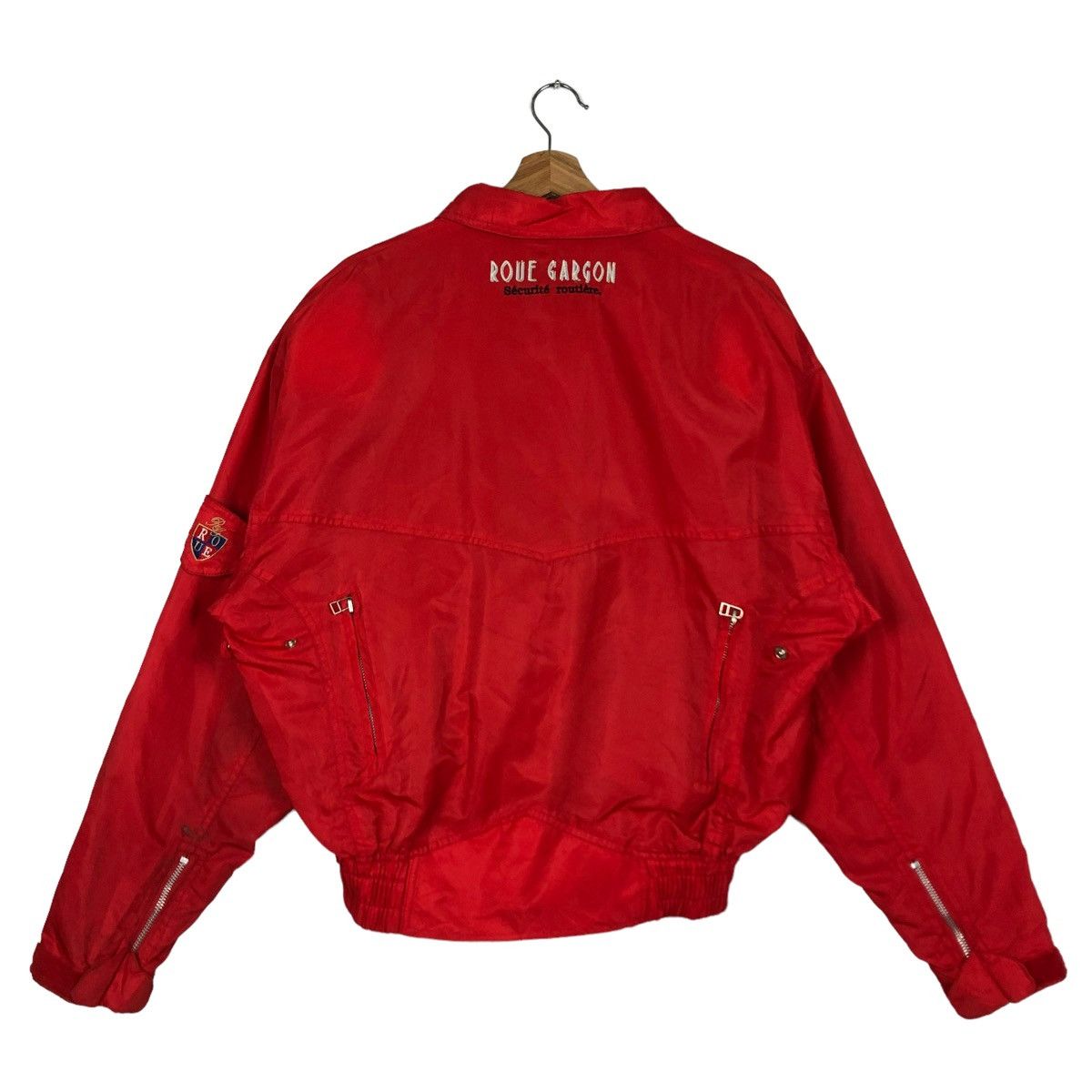 Japanese Brand 🔥BONDAGE PARACHUTE BIKER BOMBER JACKET ROUE ISSEY MIYAKE Size US L / EU 52-54 / 3 - 8 Thumbnail