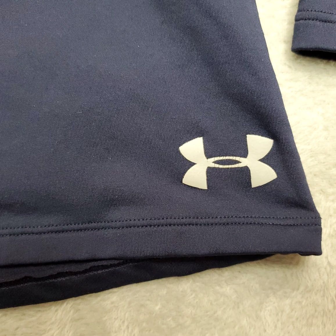 Under Armour Under Armour Shirt Mens Small Blue Fitted ColdGear Armour Mock Baselayer 1320805 Size US S / EU 44-46 / 1 - 2 Thumbnail