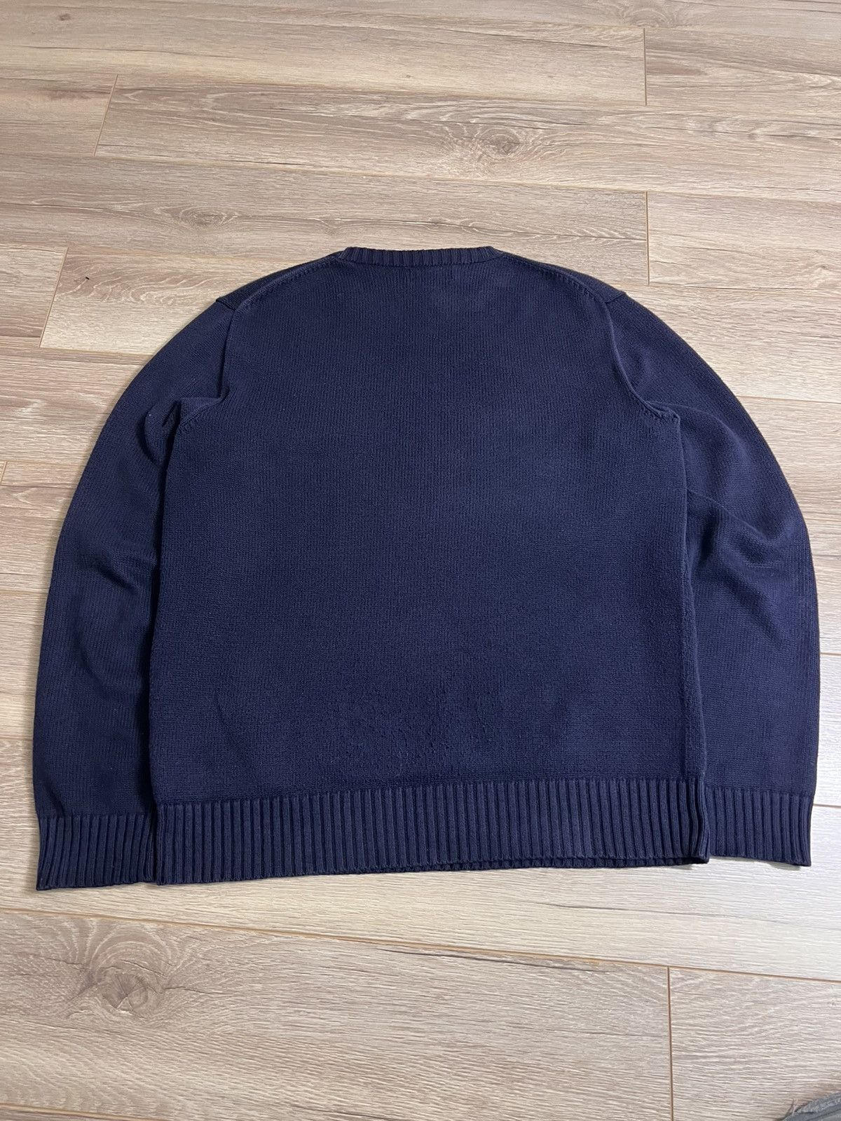 Polo Ralph Lauren Polo Ralph Lauren Men's Crewneck Cotton Sweater - Navy Blue Size US M / EU 48-50 / 2 - 3 Thumbnail
