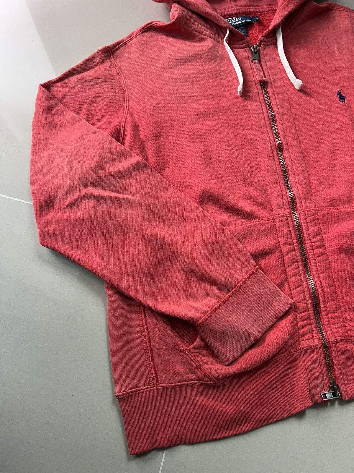 Polo Ralph Lauren Faded Polo Ralph Lauren Zip Up Hoodie Size US L / EU 52-54 / 3 - 5 Thumbnail