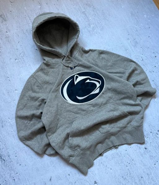 Nike Nike Penn State University Hoodie Gray College Vintage Y2K Size US S / EU 44-46 / 1 - 1 Thumbnail