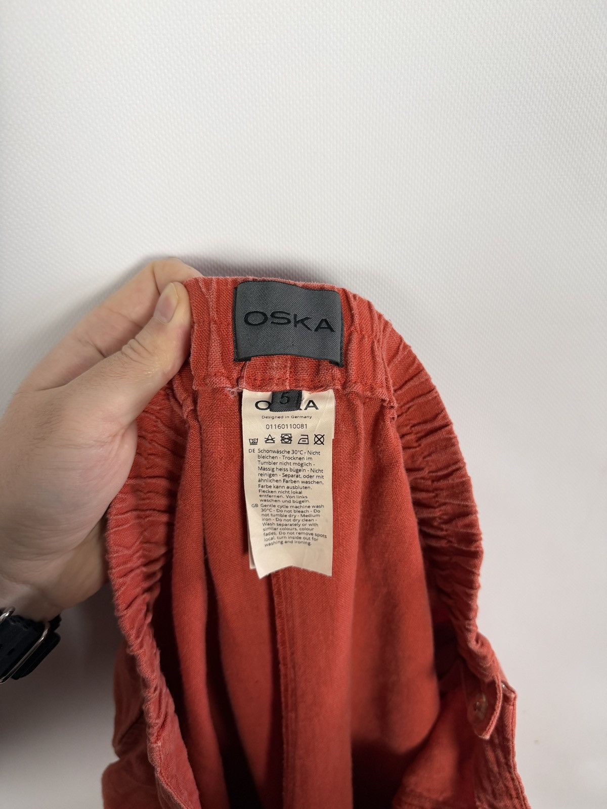Vintage Men’s OSKA Vintage Linen Baggy Pants Designer Germany Size 5 Size US 34 / EU 50 - 8 Thumbnail