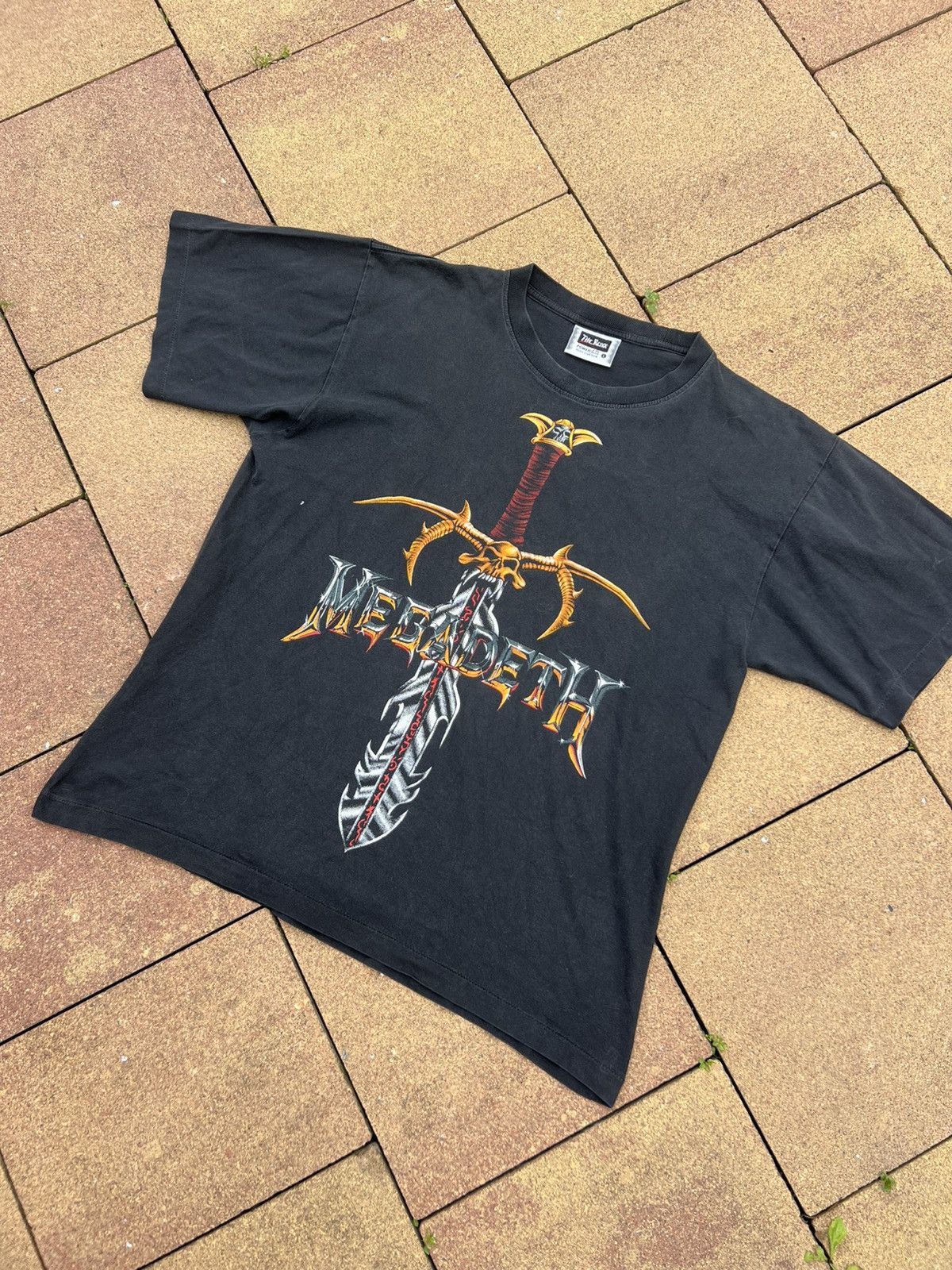 Band Tees VINTAGE MEGADETH 1997 mega tess band t-shirt traviss scott Size US L / EU 52-54 / 3 - 2 Thumbnail