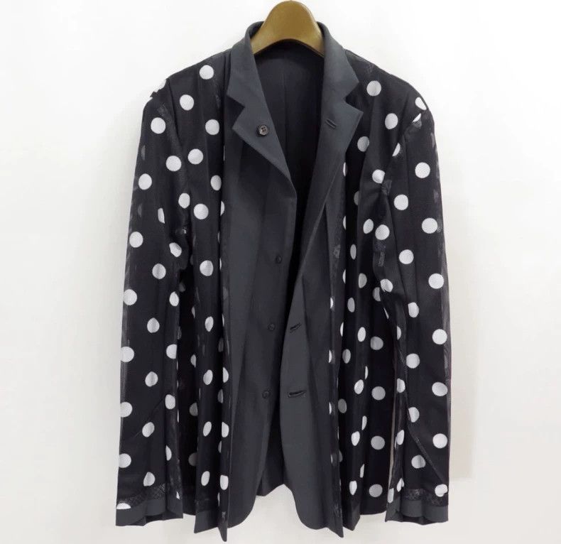 Issey Miyake issey miyake size:2 Pleated polka dot suit dress Size 42" / US 20 - 7 Thumbnail
