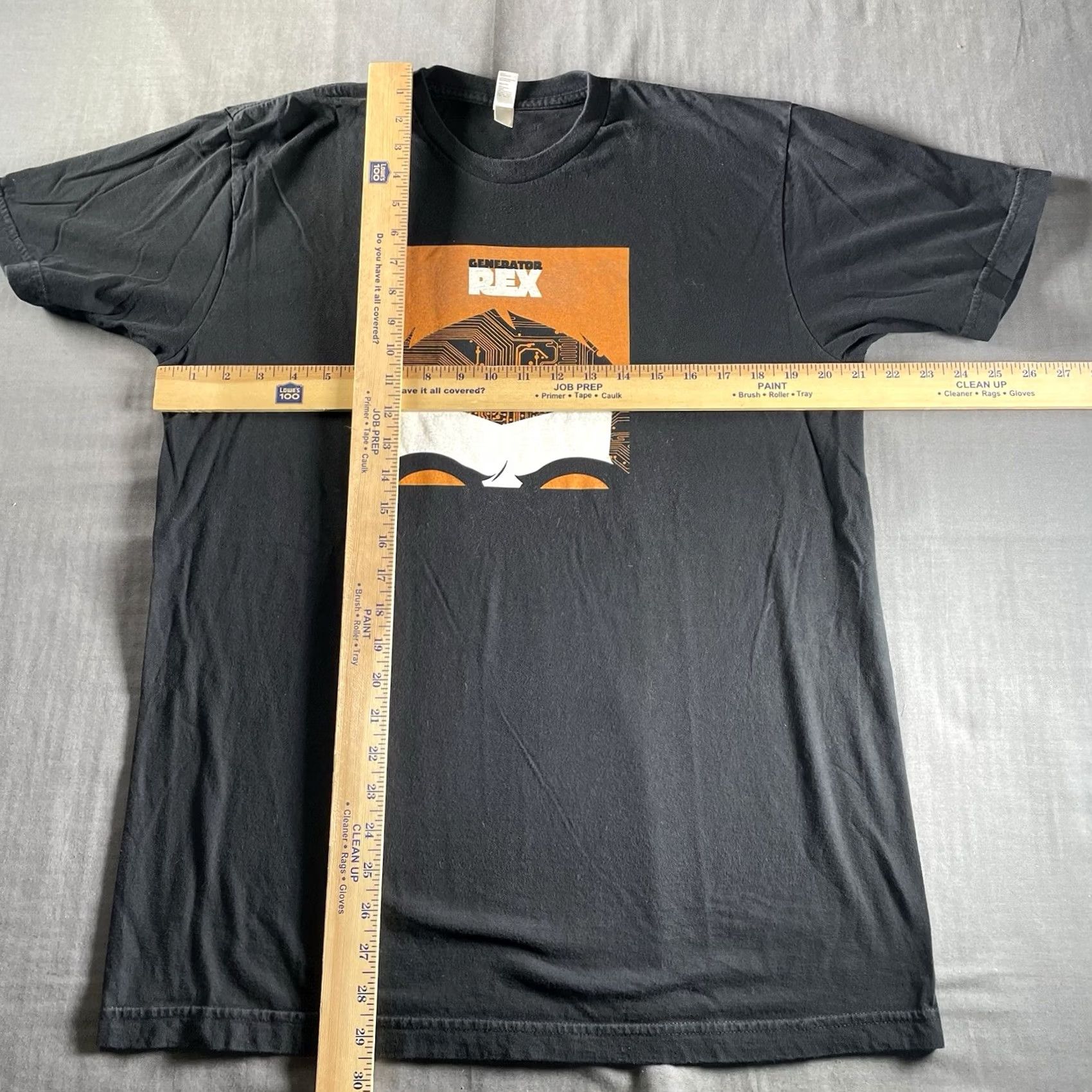 Vintage Rare Shirt Mens L Black Generator Rex Cartoon Network Studios Crew Man Action Size US L / EU 52-54 / 3 - 4 Thumbnail