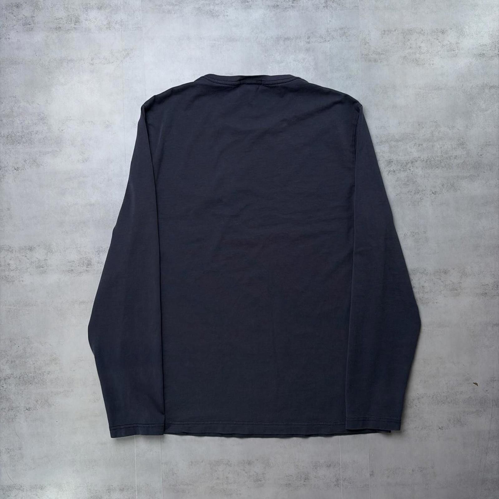 Other Y2K Navy Burberry Brit Long Sleeve Logo T-Shirt Size L / US 10 / IT 46 - 8 Thumbnail