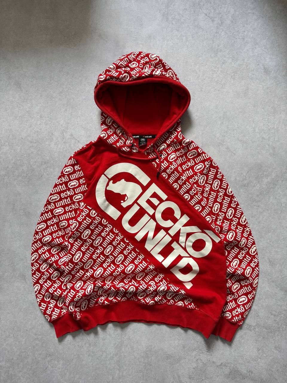Ecko Unltd. Ecko Unltd Monogram Baggy Hoodie XL Size US XL / EU 56 / 4 - 1 Thumbnail