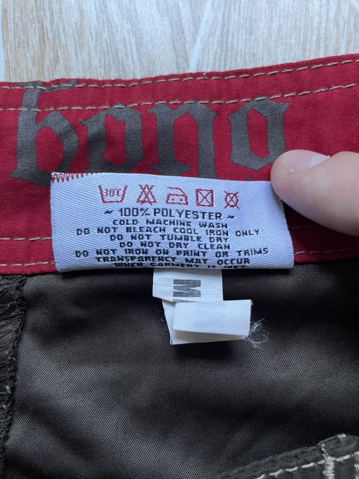Billabong Rare Vintage Y2K Billabong Bird Logo Skate Surf Brown Shorts Size US 32 / EU 48 - 12 Thumbnail